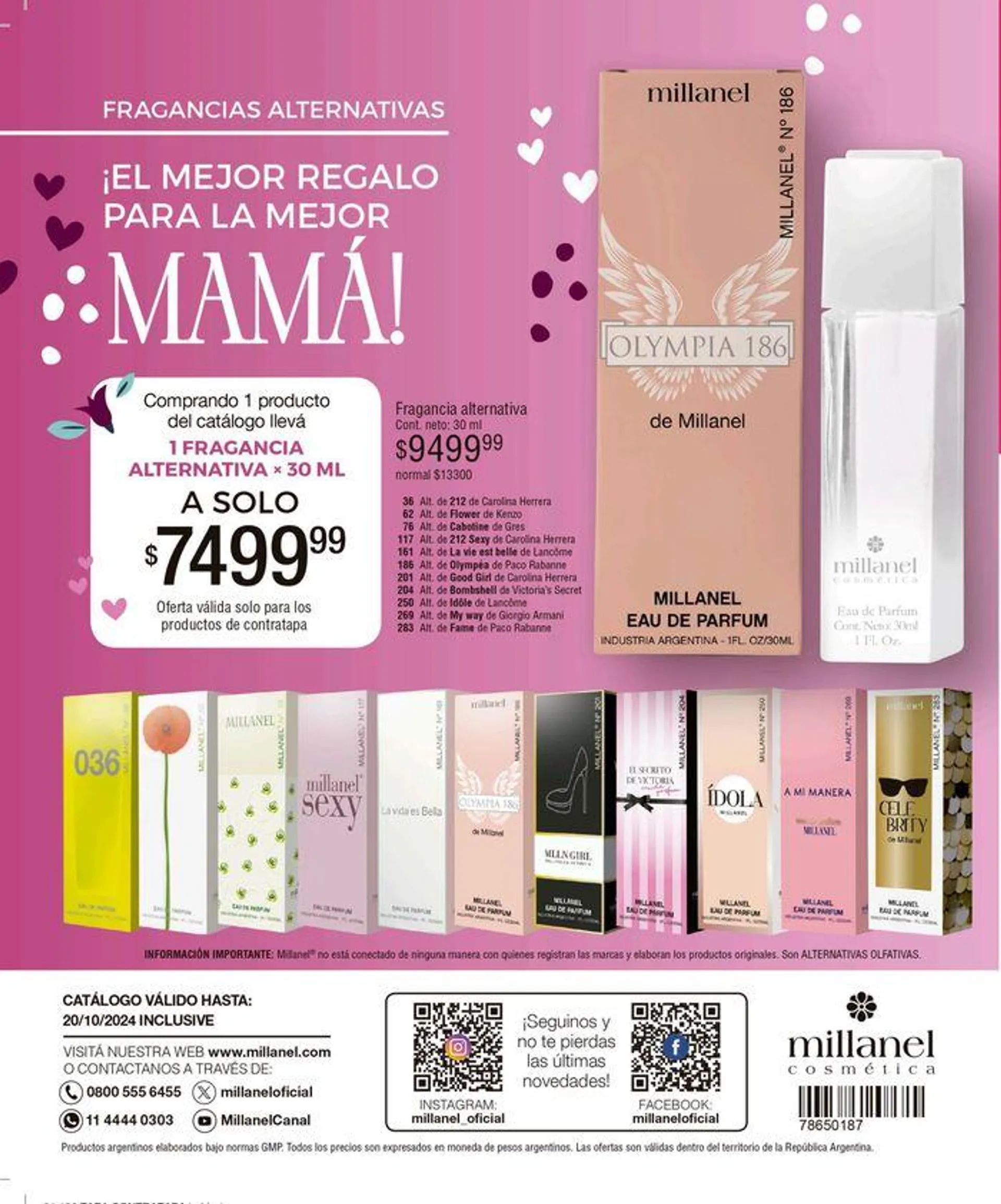 Ofertas de Catálogo Millanel Cosmética 23 de septiembre al 20 de octubre 2024 - Página 106 del catálogo