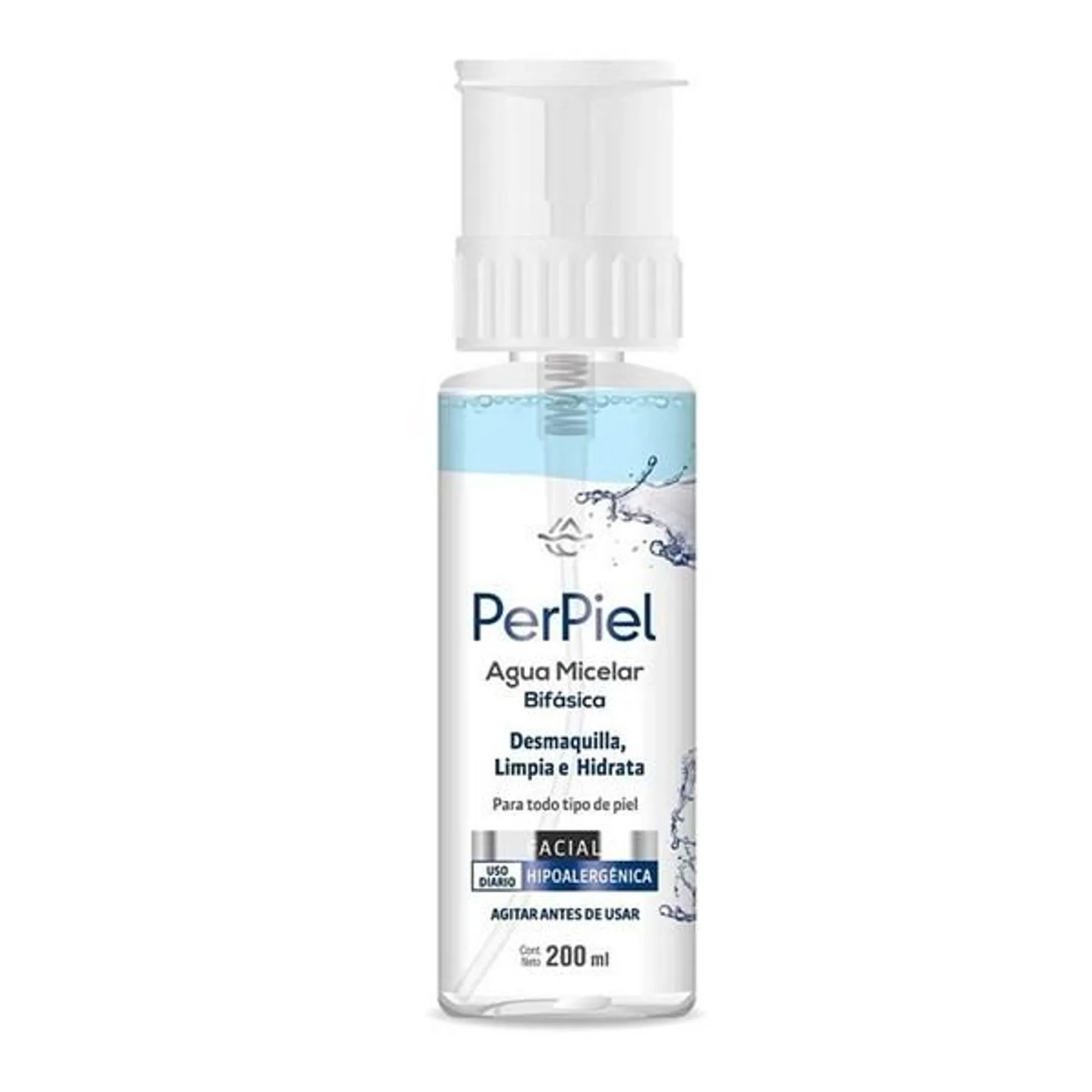 Perpiel Agua Micelar Bifásica Sin Fragancia 200 ml