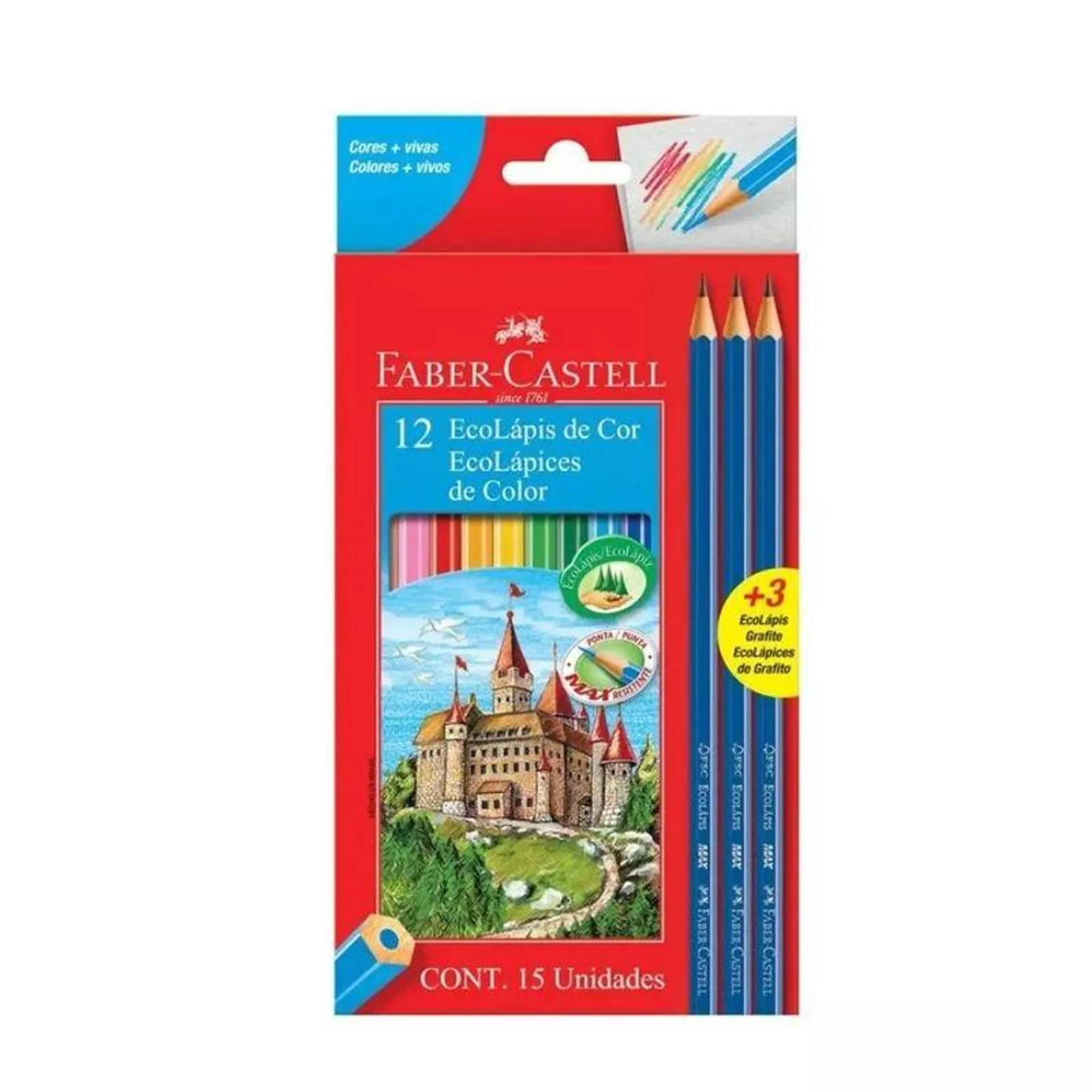 EcoLápices Faber Castell Color x 15 U