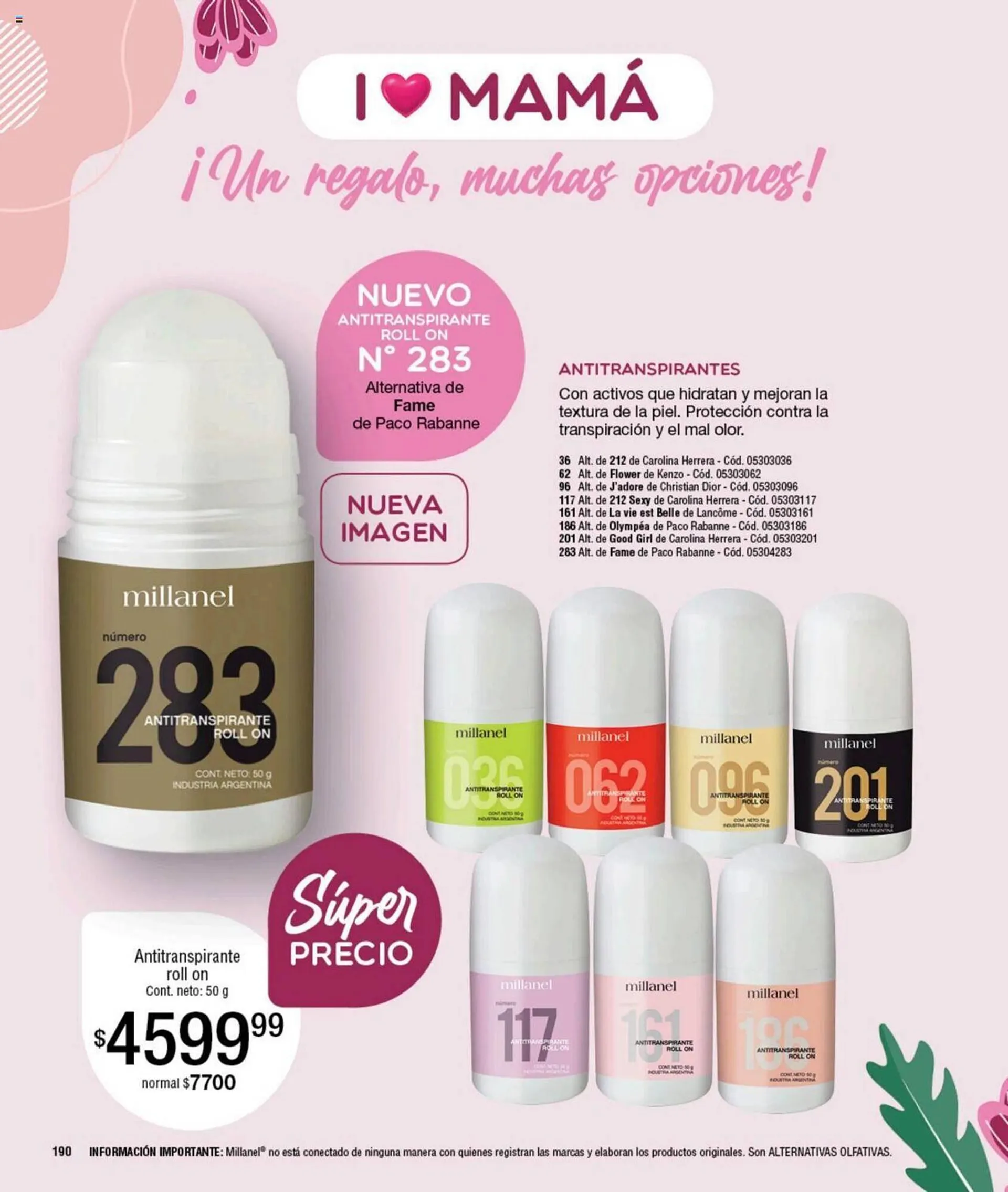 Ofertas de Catálogo Millanel Cosmética 23 de septiembre al 20 de octubre 2024 - Página 190 del catálogo