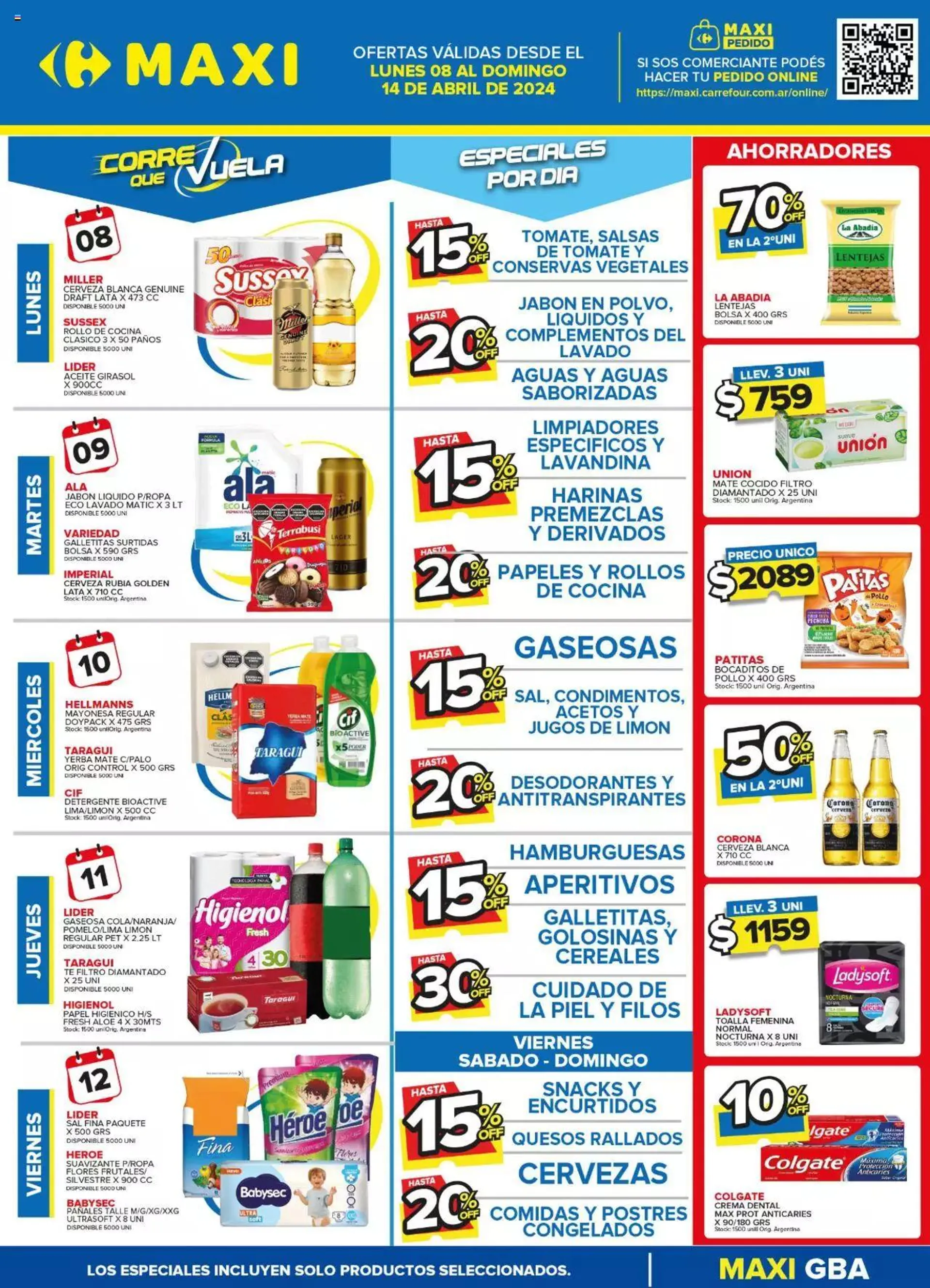 Ofertas de Carrefour Maxi catálogo 8 de abril al 14 de abril 2024 - Página 1 del catálogo