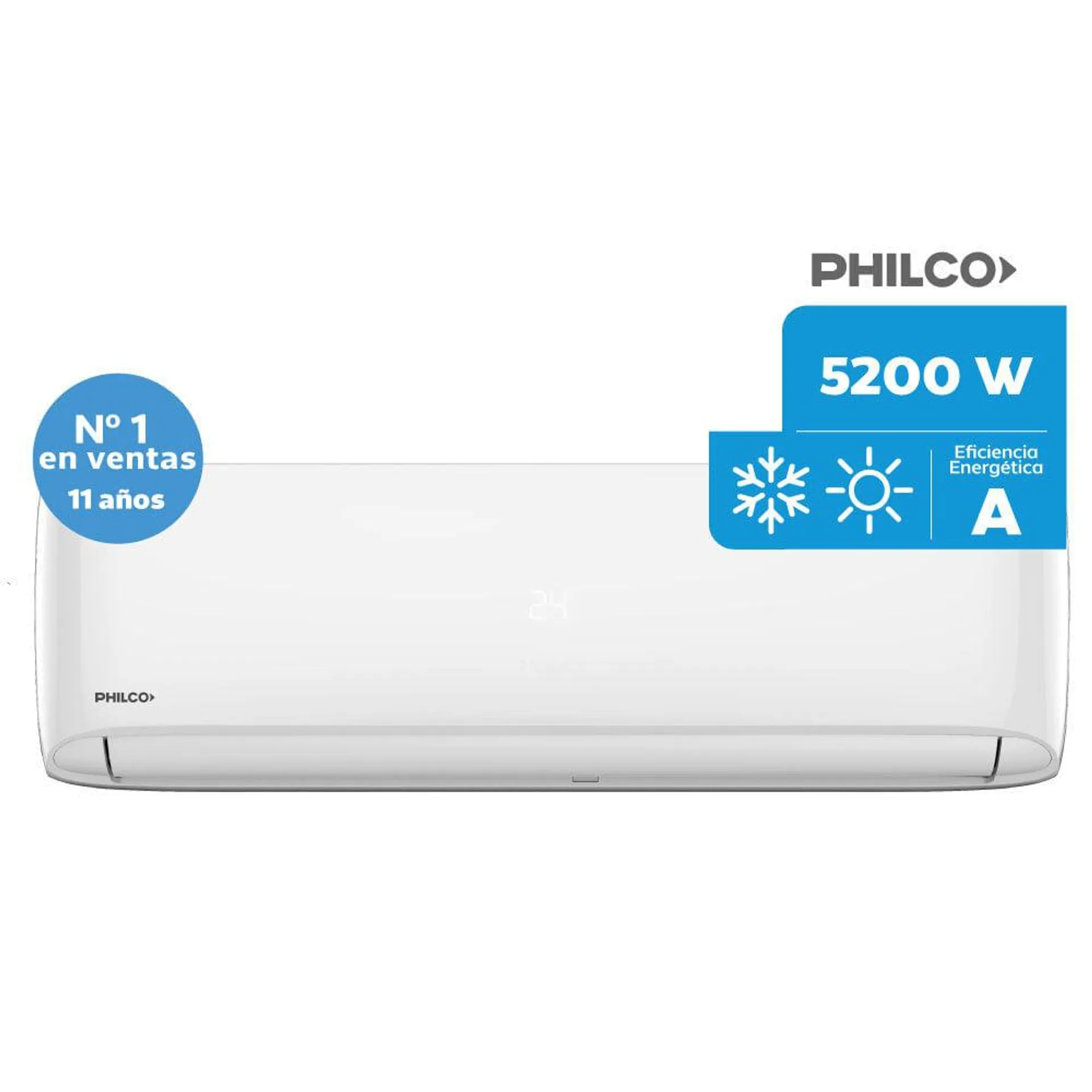 Aire Acondicionado On/off 5100w-4386f - Frio/calor - Phs50ha4cn Philco