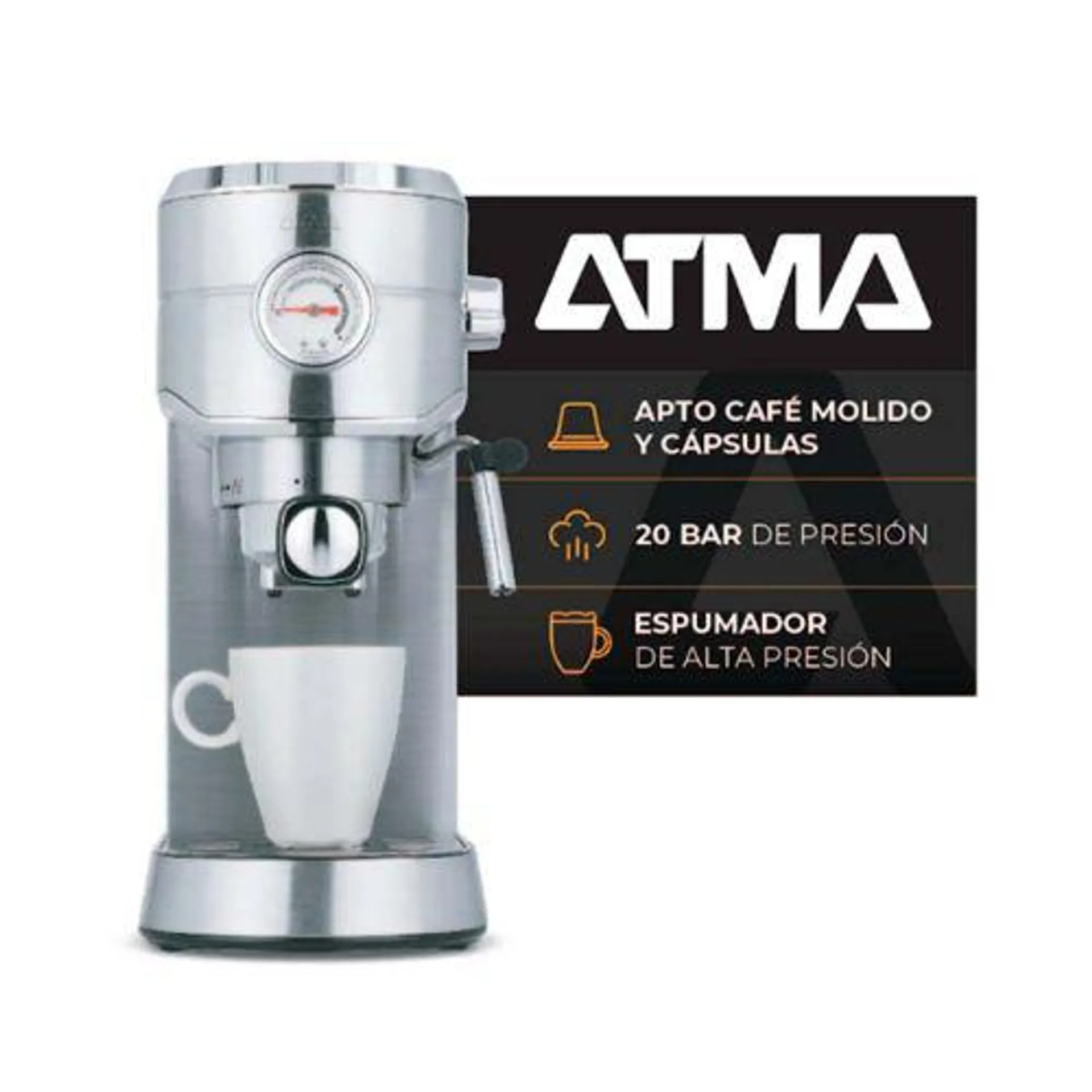 Cafetera Express Atma CEAT5418P 1L