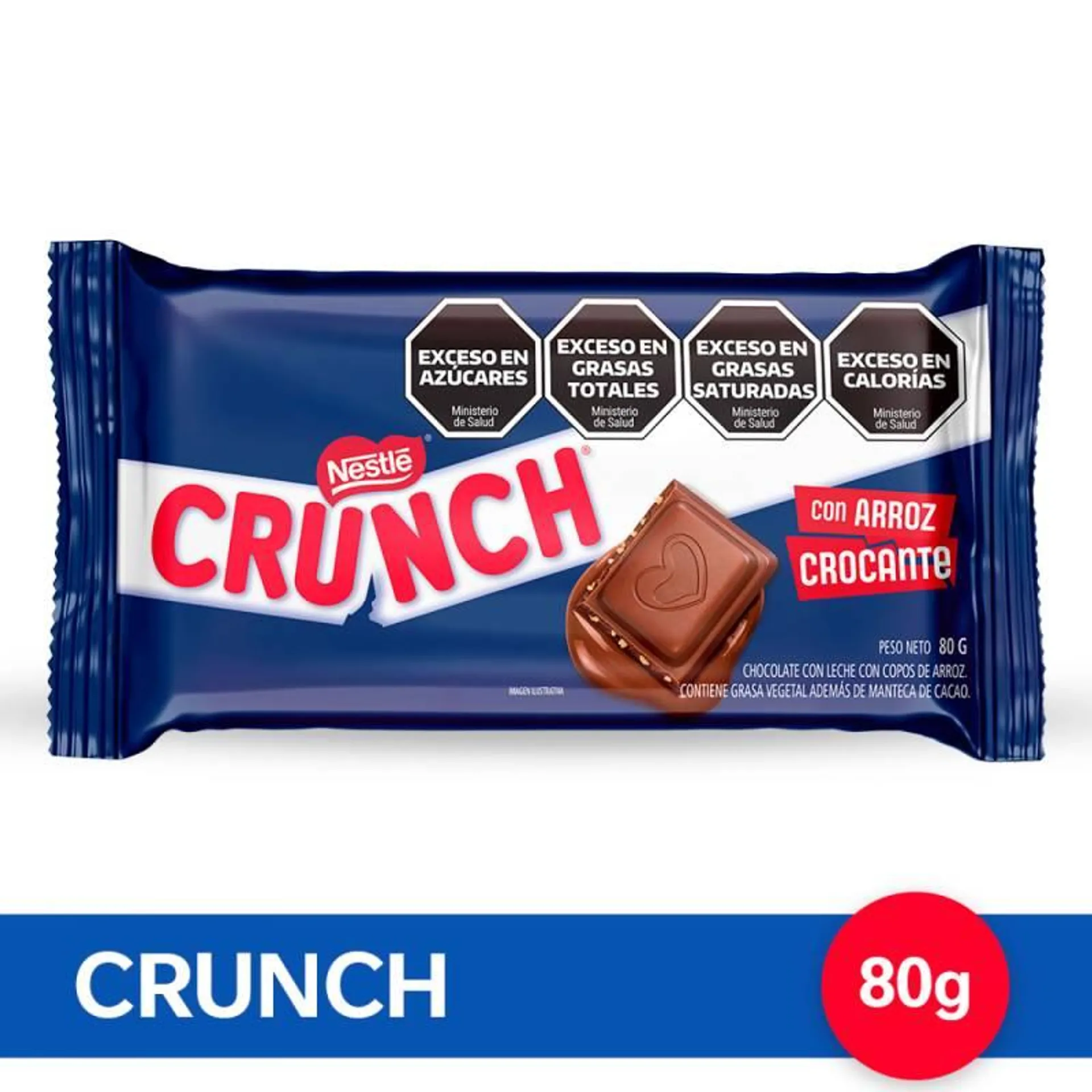 Chocolate crujiente Crunch x 80g.