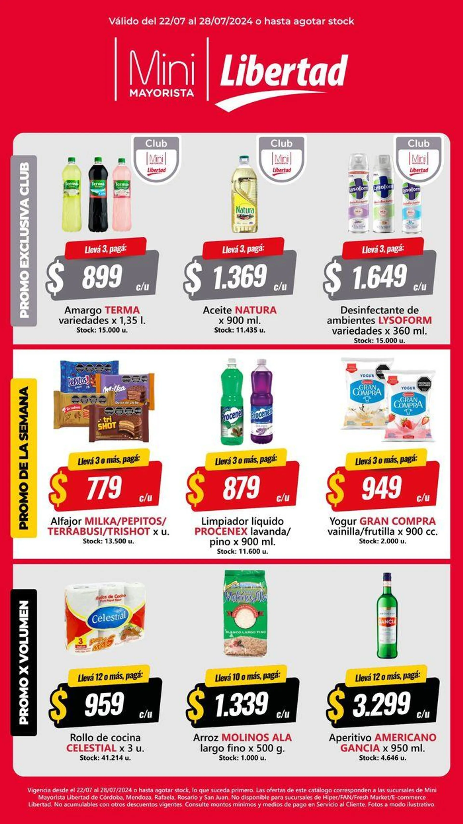 Ofertas de Catálogo Mayorista CENTRO/CUYO 23 de julio al 28 de julio 2024 - Página 1 del catálogo