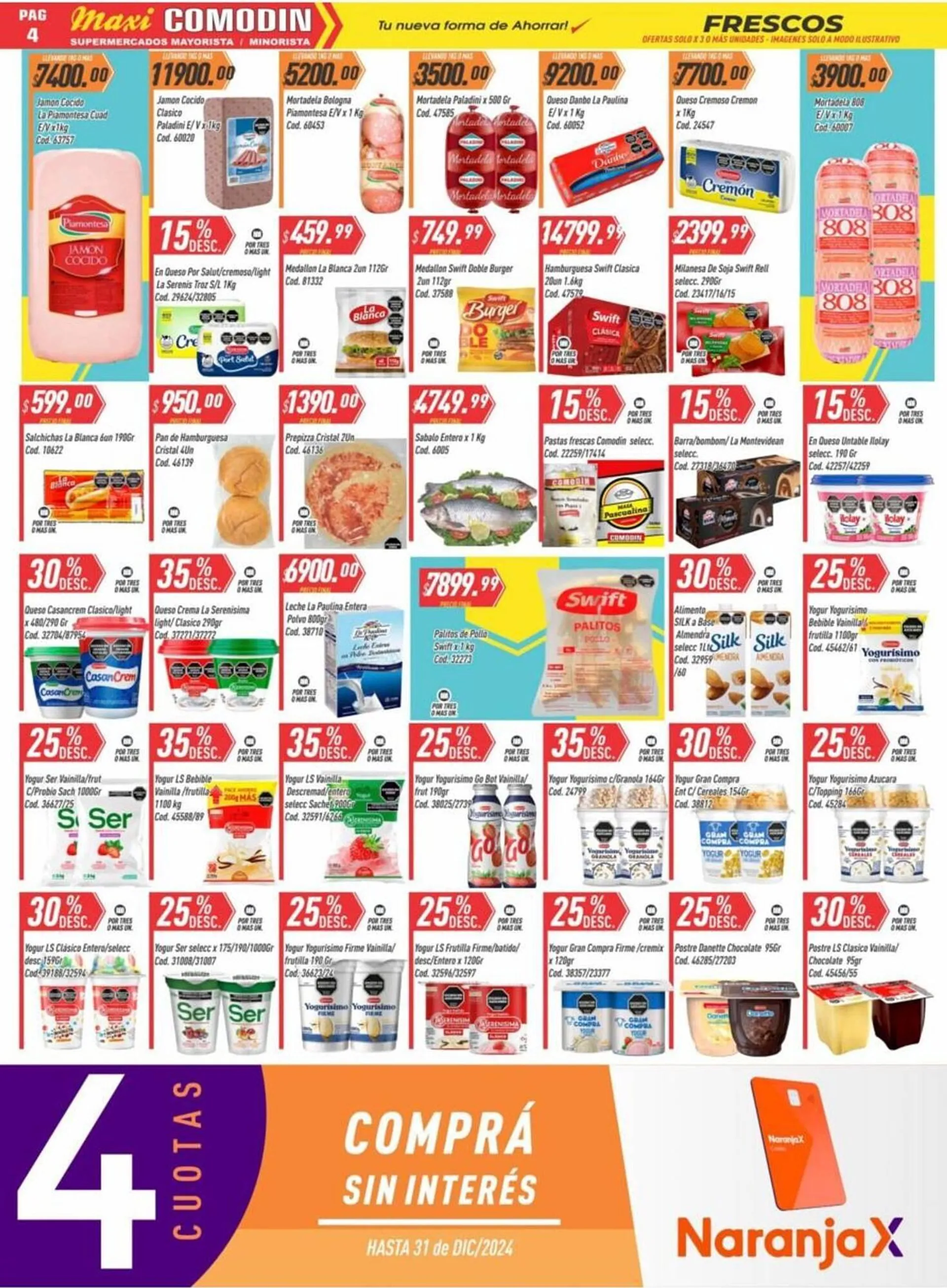 Ofertas de Catálogo Supermercados Comodin 23 de octubre al 6 de noviembre 2024 - Página 4 del catálogo