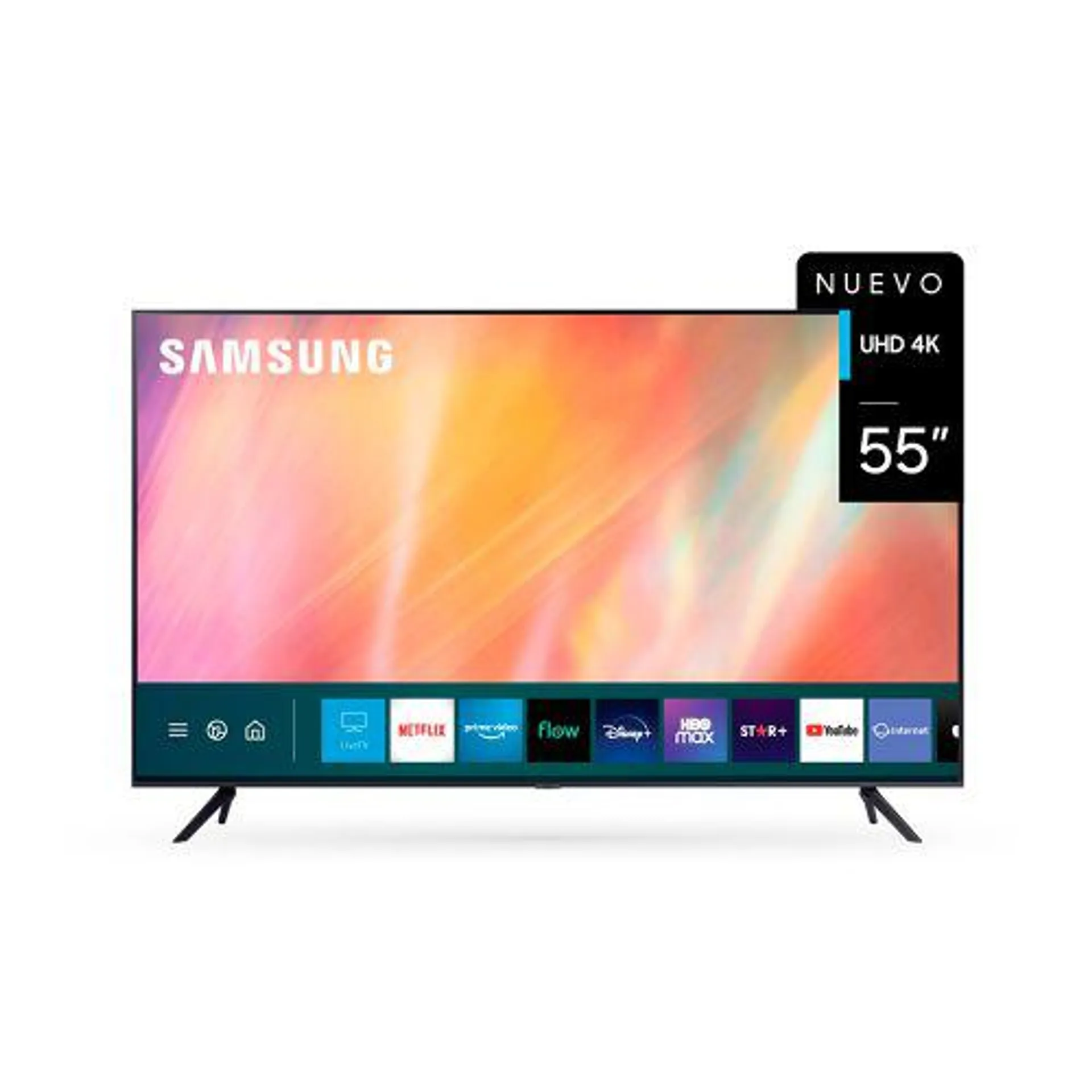 Smart TV 4K UHD Samsung 55" UN55AU7000