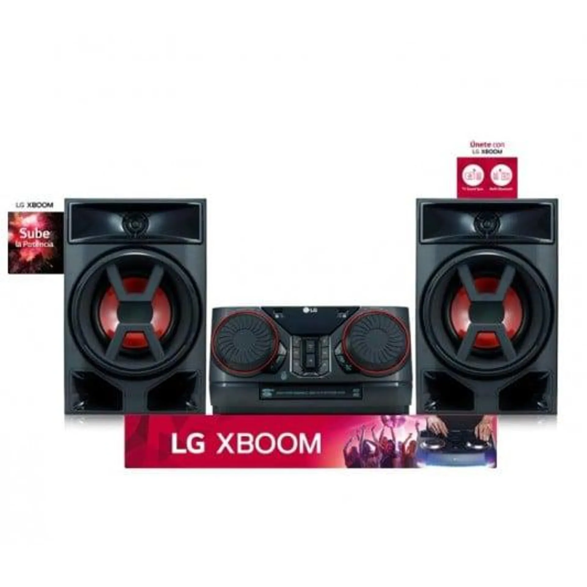 LG MINICOMPONENTE CK-43 BLUETOOTH USB TV SOUND SYNC WIRELESS PARTY LINK 300W