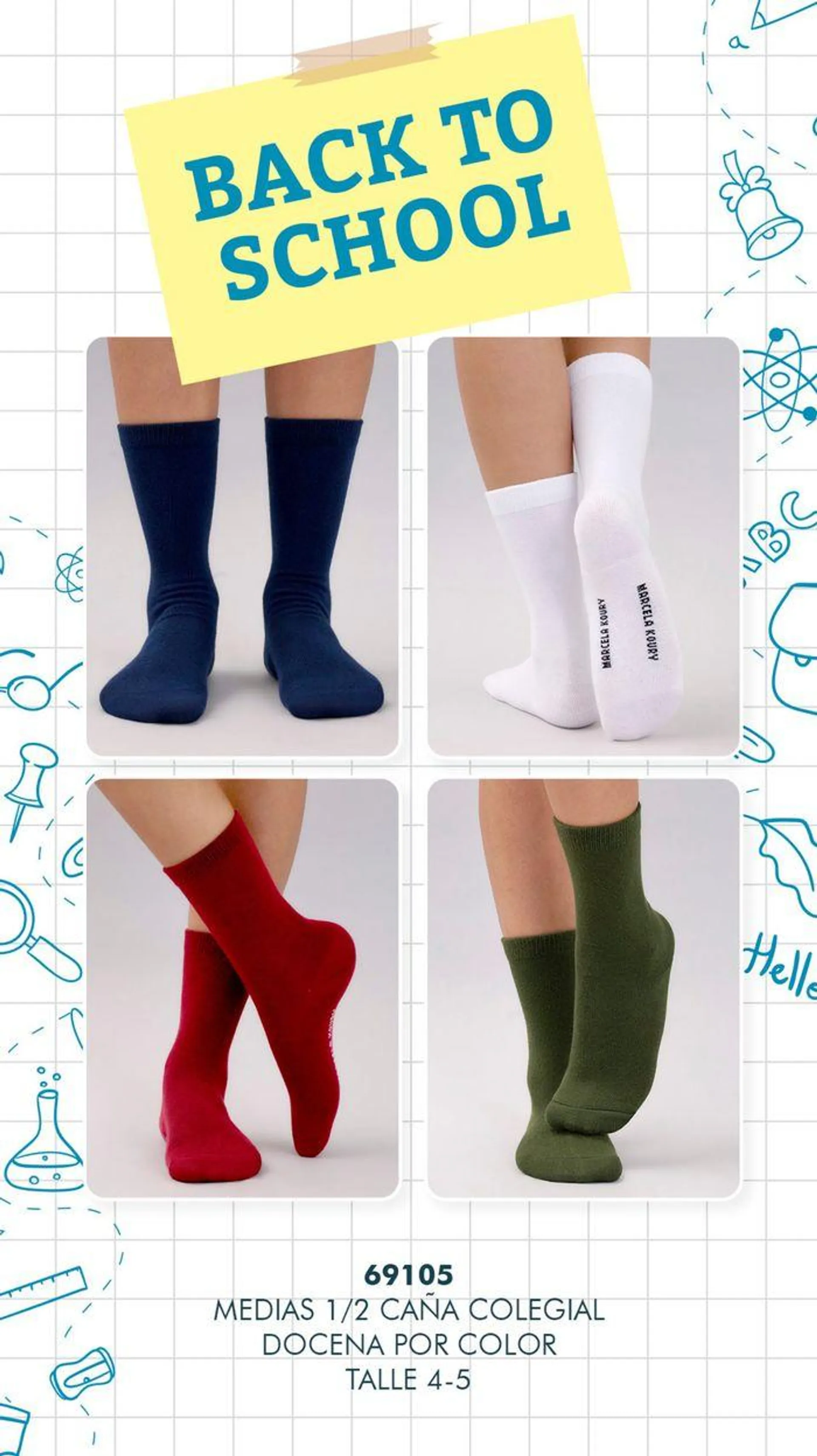 Ofertas de Mini Socks Marcela Koury 13 de marzo al 31 de julio 2024 - Página 65 del catálogo