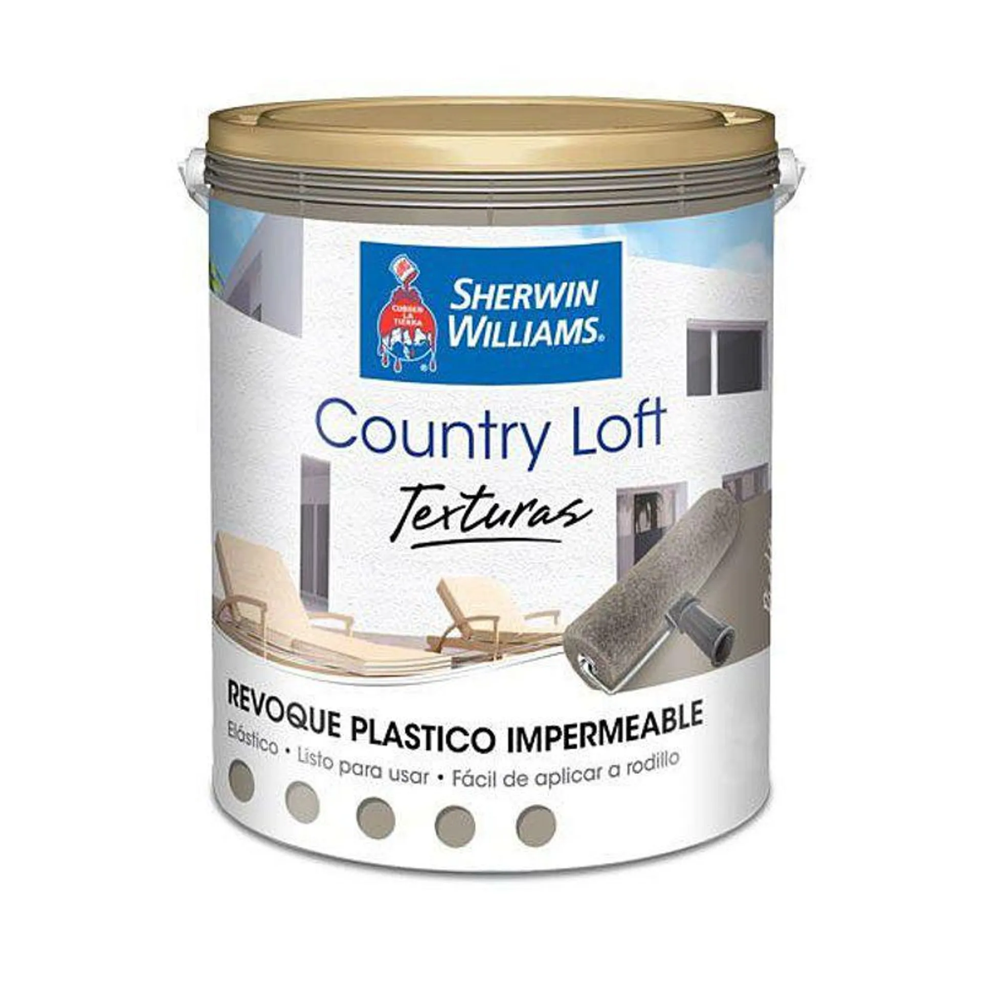 Revestimiento Texturado Country Loft Sherwin Williams Piedra 25Kg