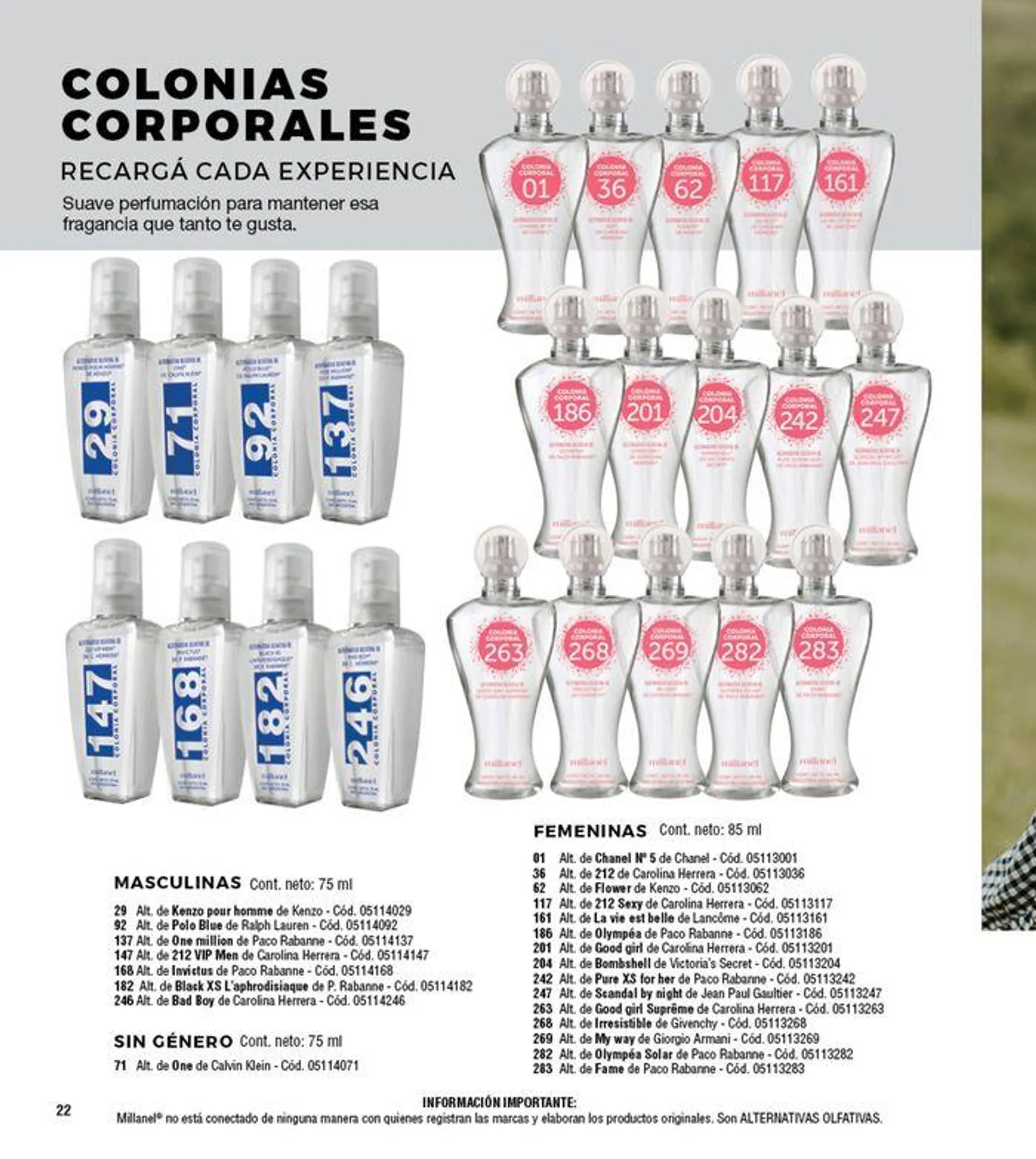 Catálogo Millanel Cosmética C10 - 22