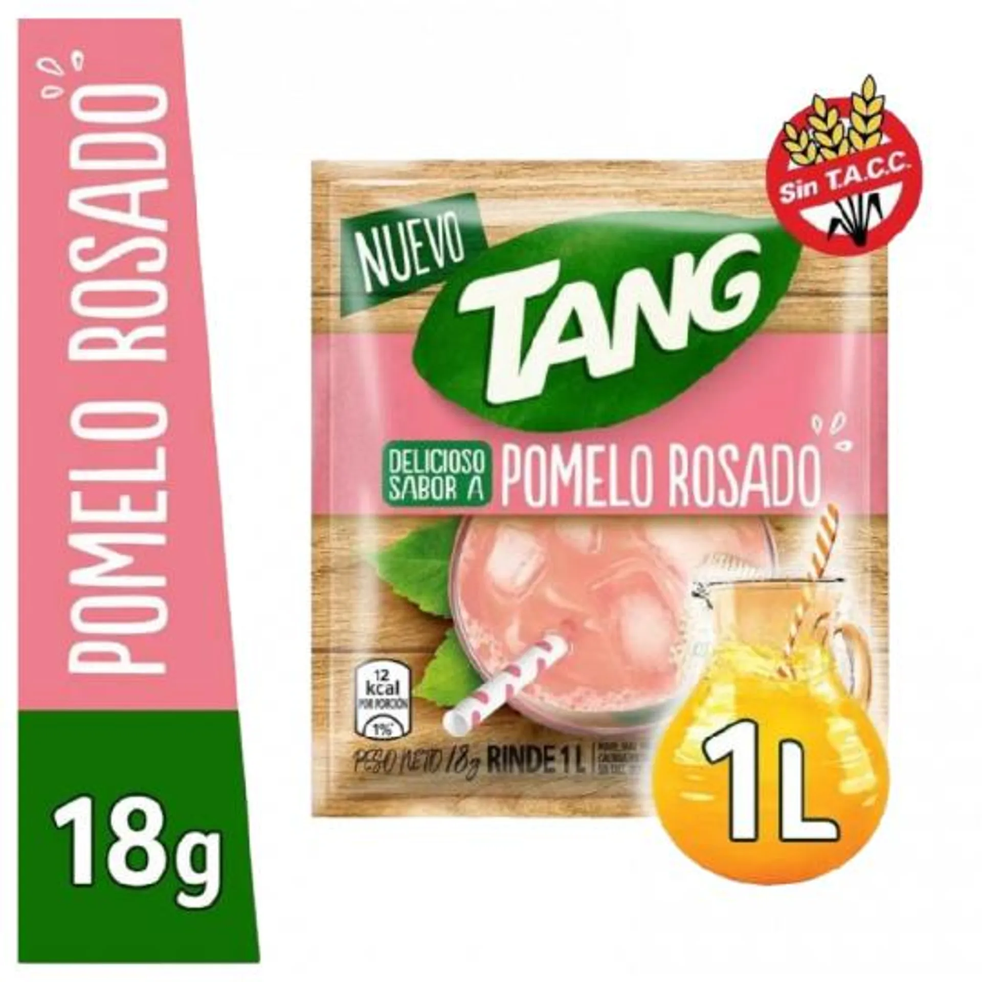 JUGO EN POLVO TANG POM ROSA 22 GRS