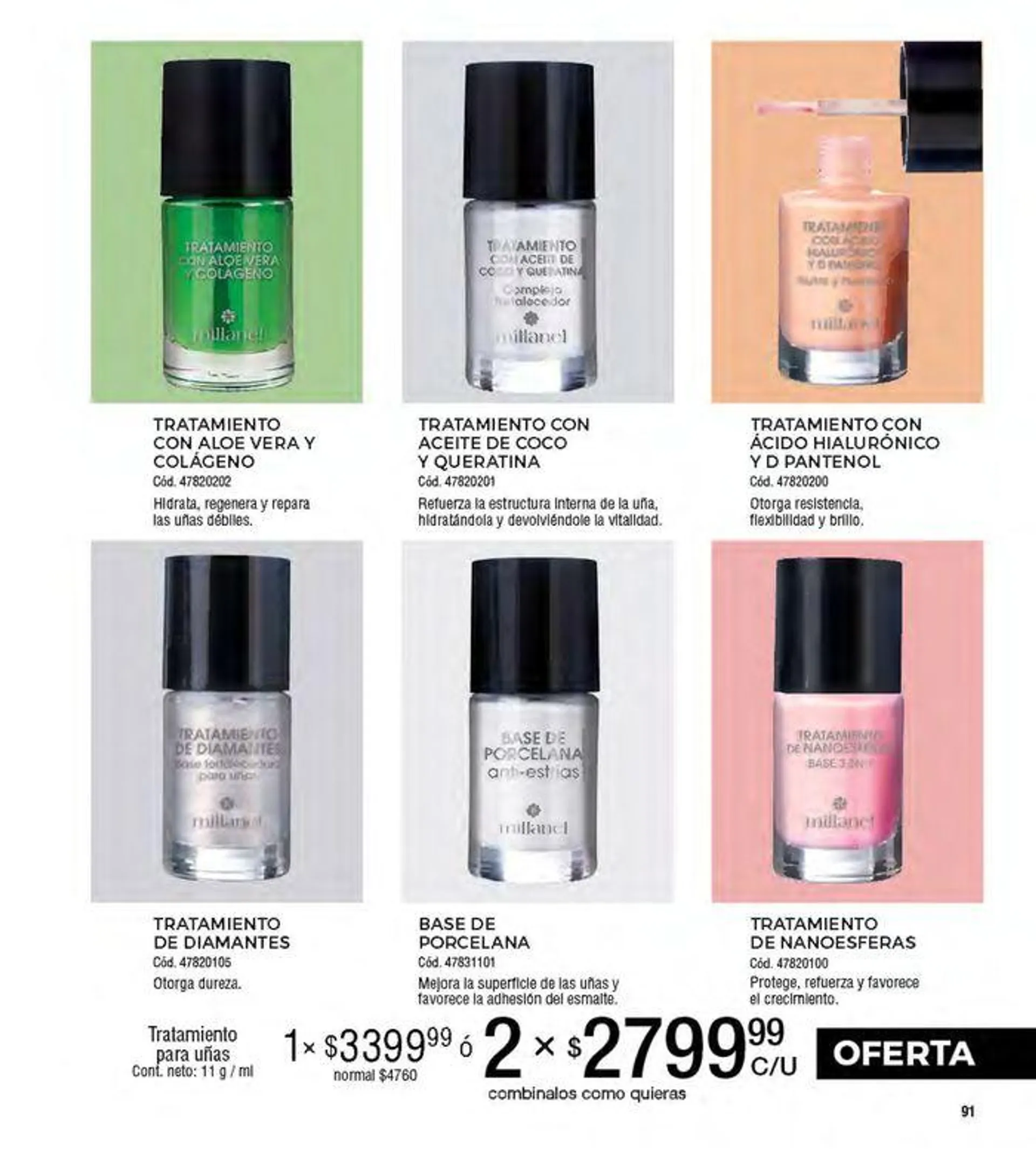 Ofertas de Catálogo Cosmeticos Millanel C8/24 5 de julio al 28 de julio 2024 - Página 91 del catálogo