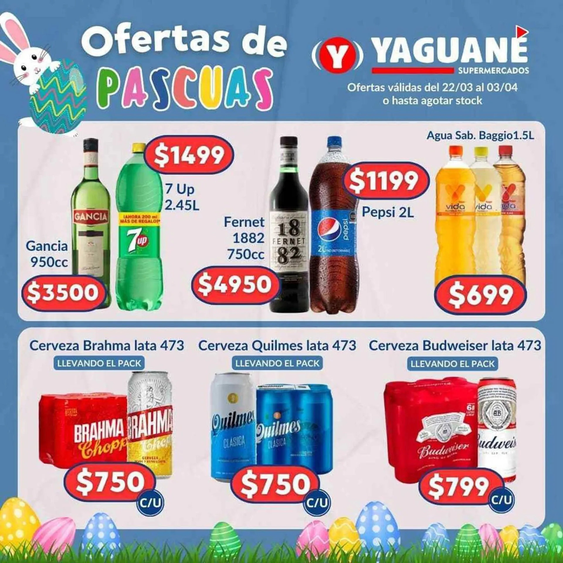 Ofertas de Catálogo Yaguane Supermercados 25 de marzo al 3 de abril 2024 - Página 1 del catálogo