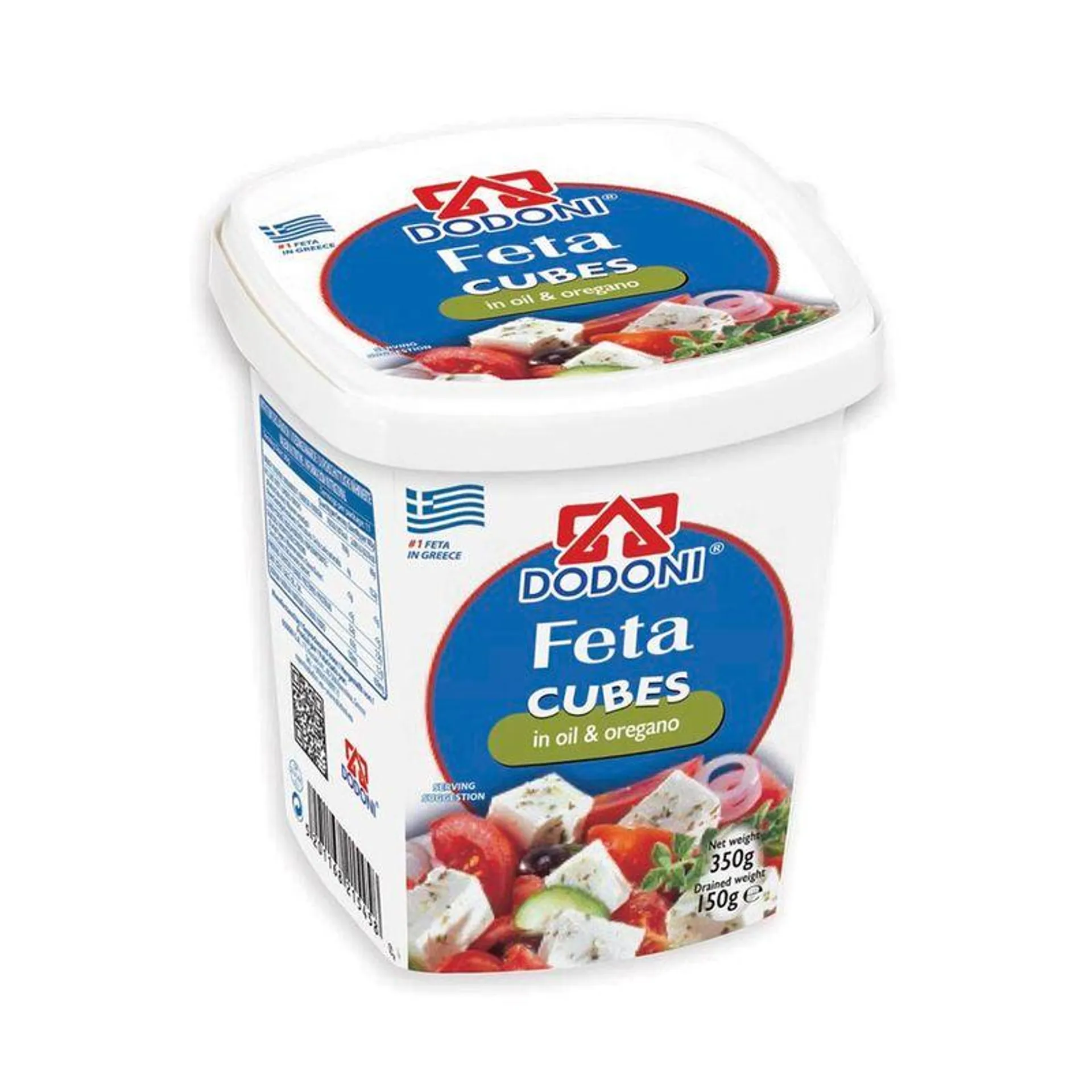 Queso Feta En Cubos Con Orégano Dodoni 150 G