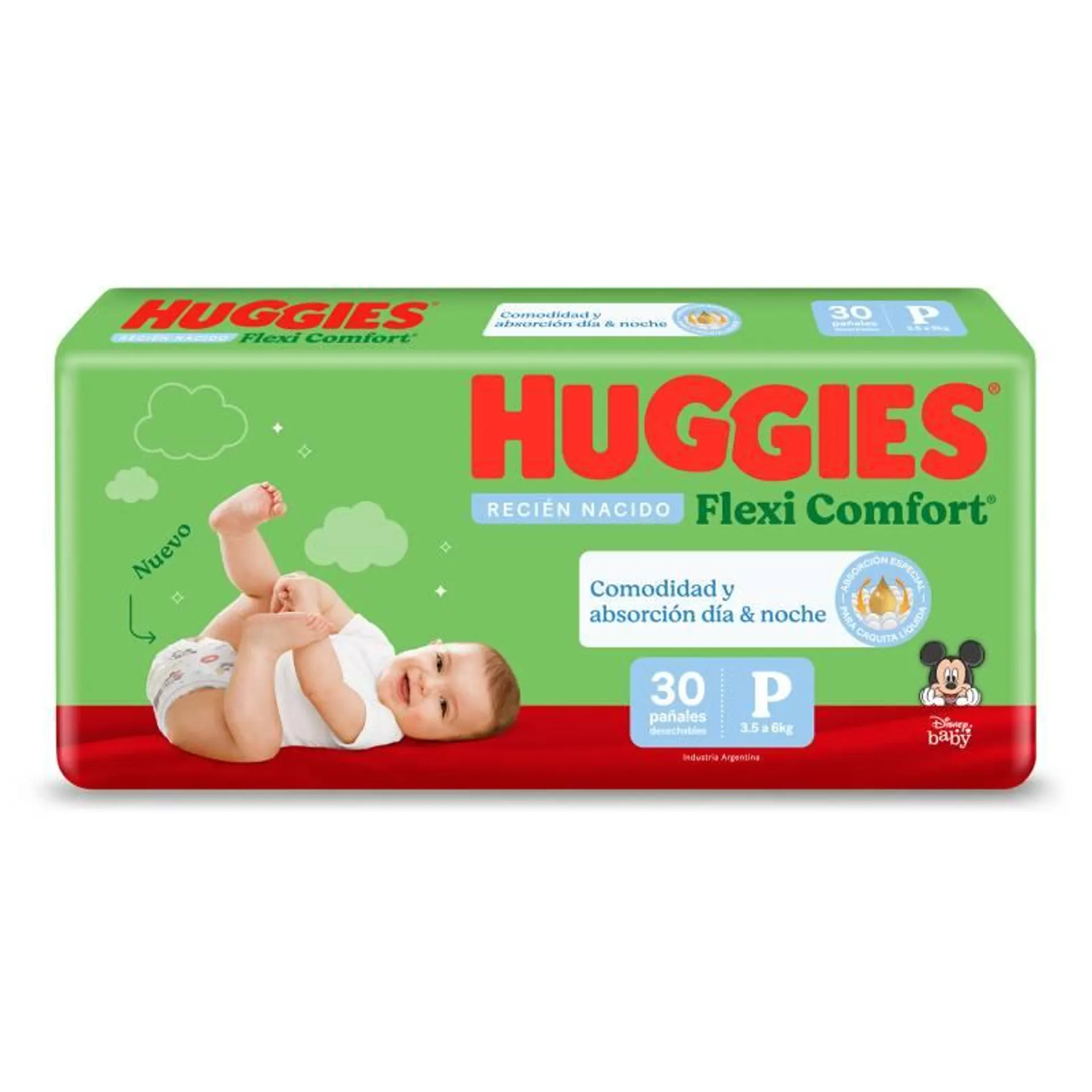 Pañal P Flexi Comfort Huggies x 30 Un.