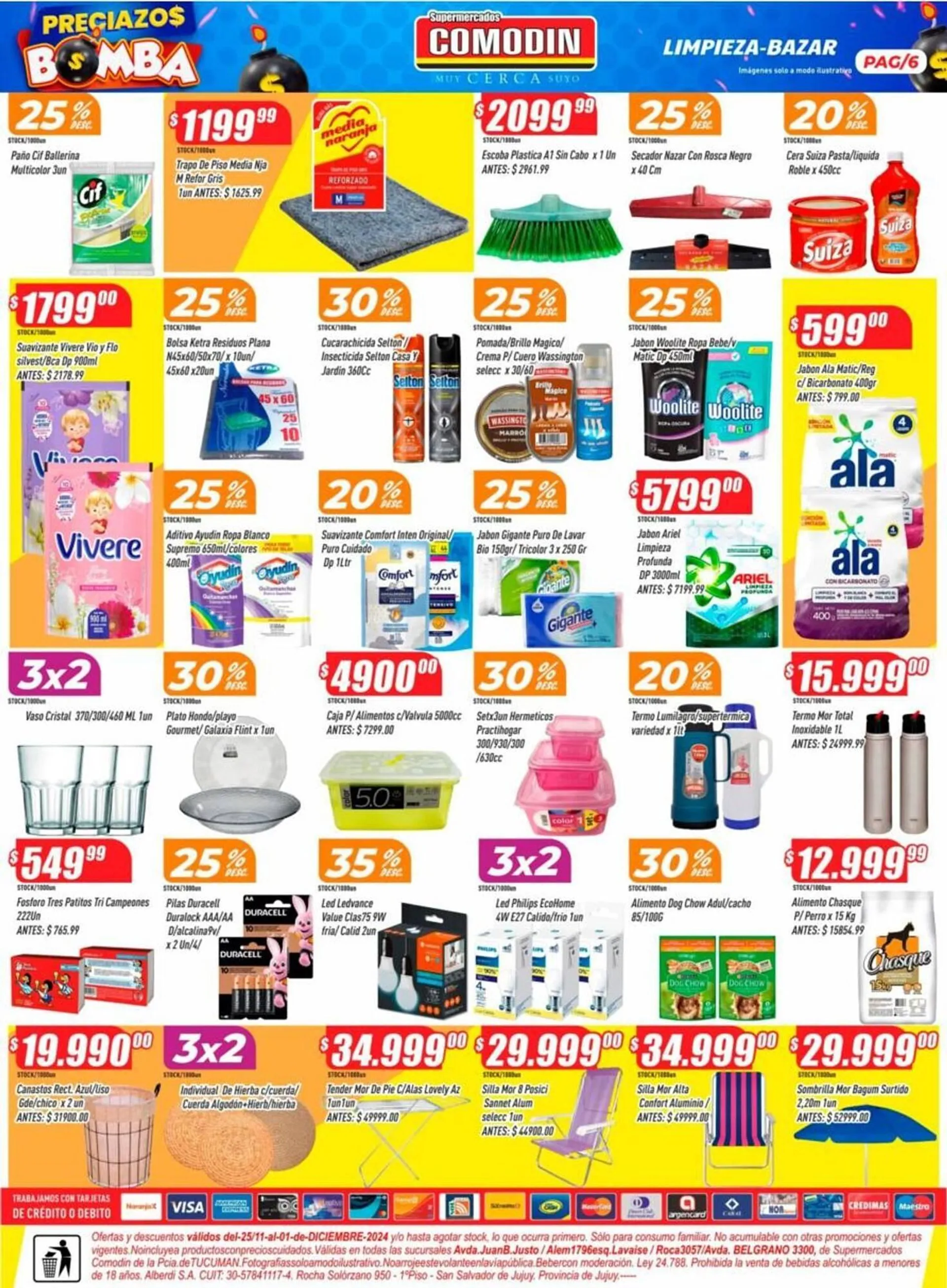 Ofertas de Catálogo Supermercados Comodin 26 de noviembre al 10 de diciembre 2024 - Página 6 del catálogo