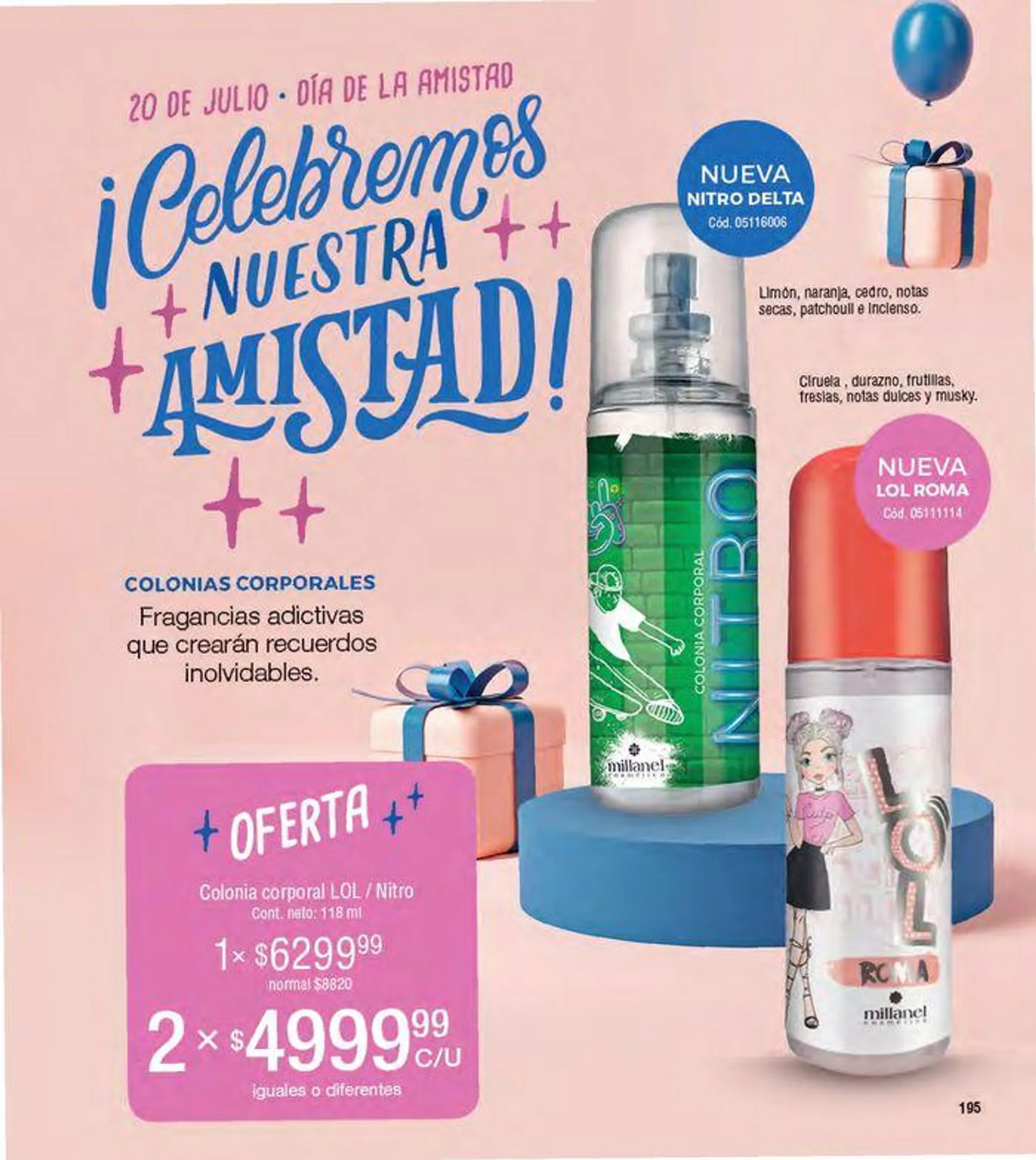 Ofertas de Catálogo Cosmeticos Millanel C8/24 5 de julio al 28 de julio 2024 - Página 195 del catálogo