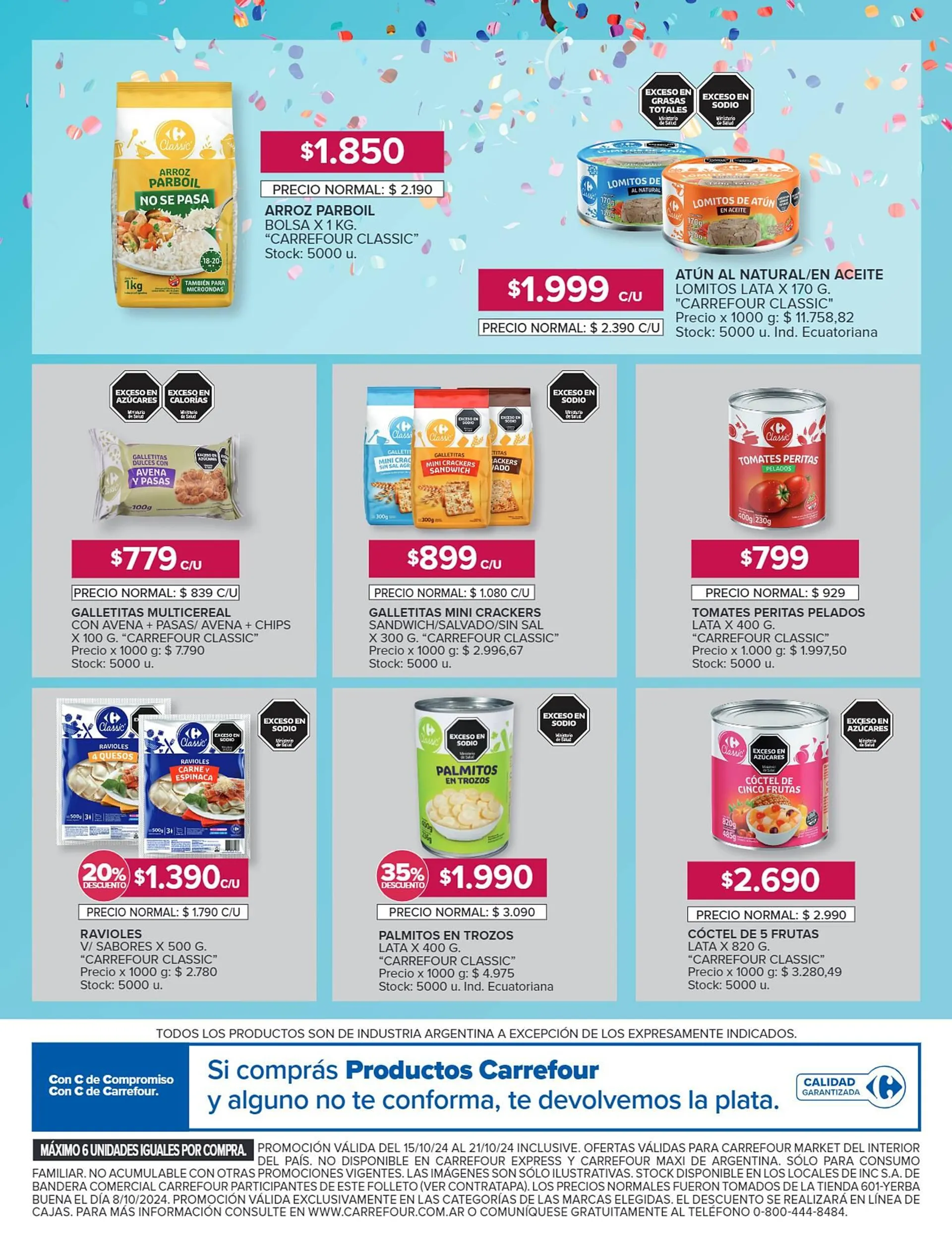 Ofertas de Catálogo Carrefour Market 15 de octubre al 21 de octubre 2024 - Página 9 del catálogo