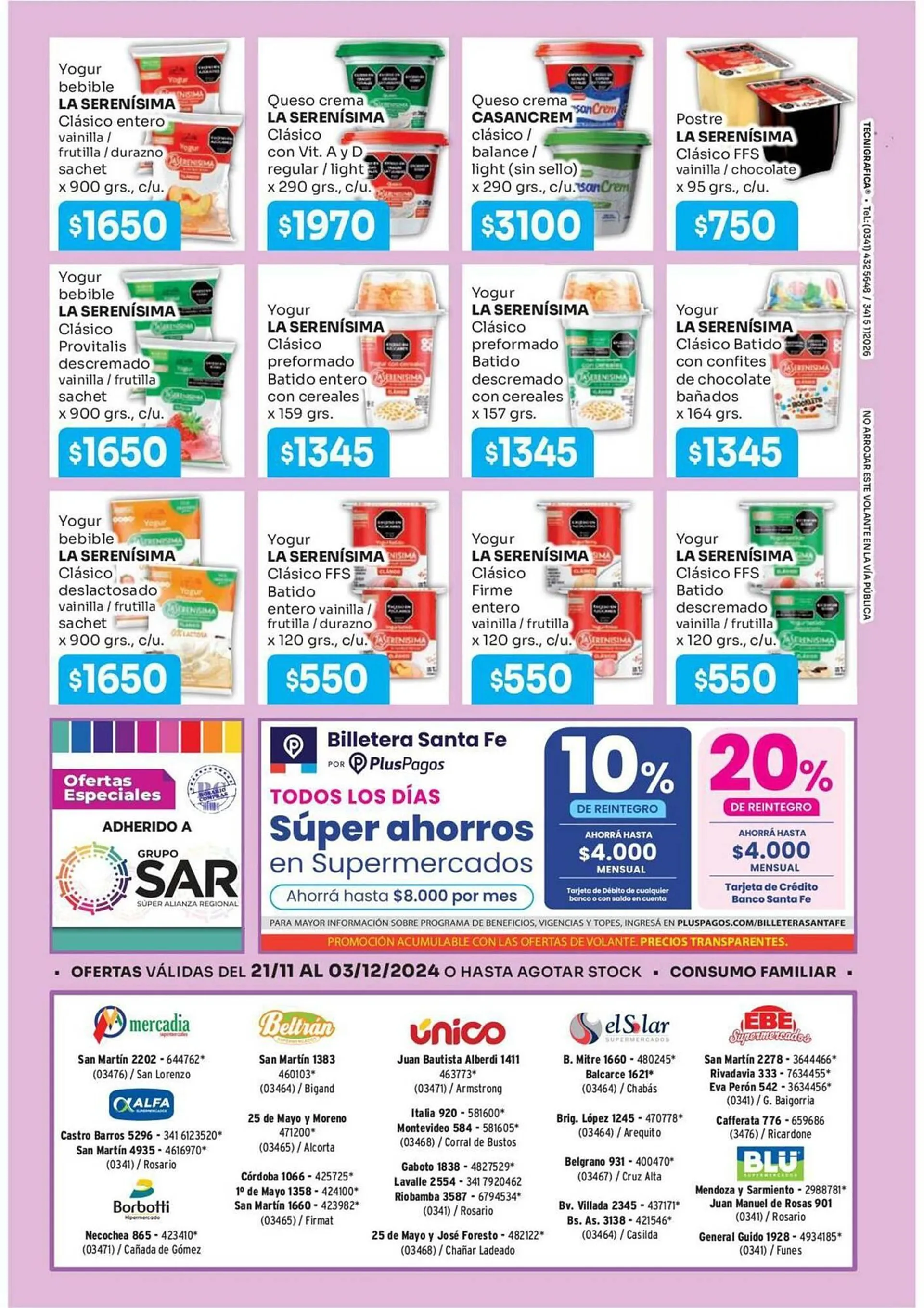 Ofertas de Catálogo Unico Supermercados 21 de noviembre al 3 de diciembre 2024 - Página 13 del catálogo