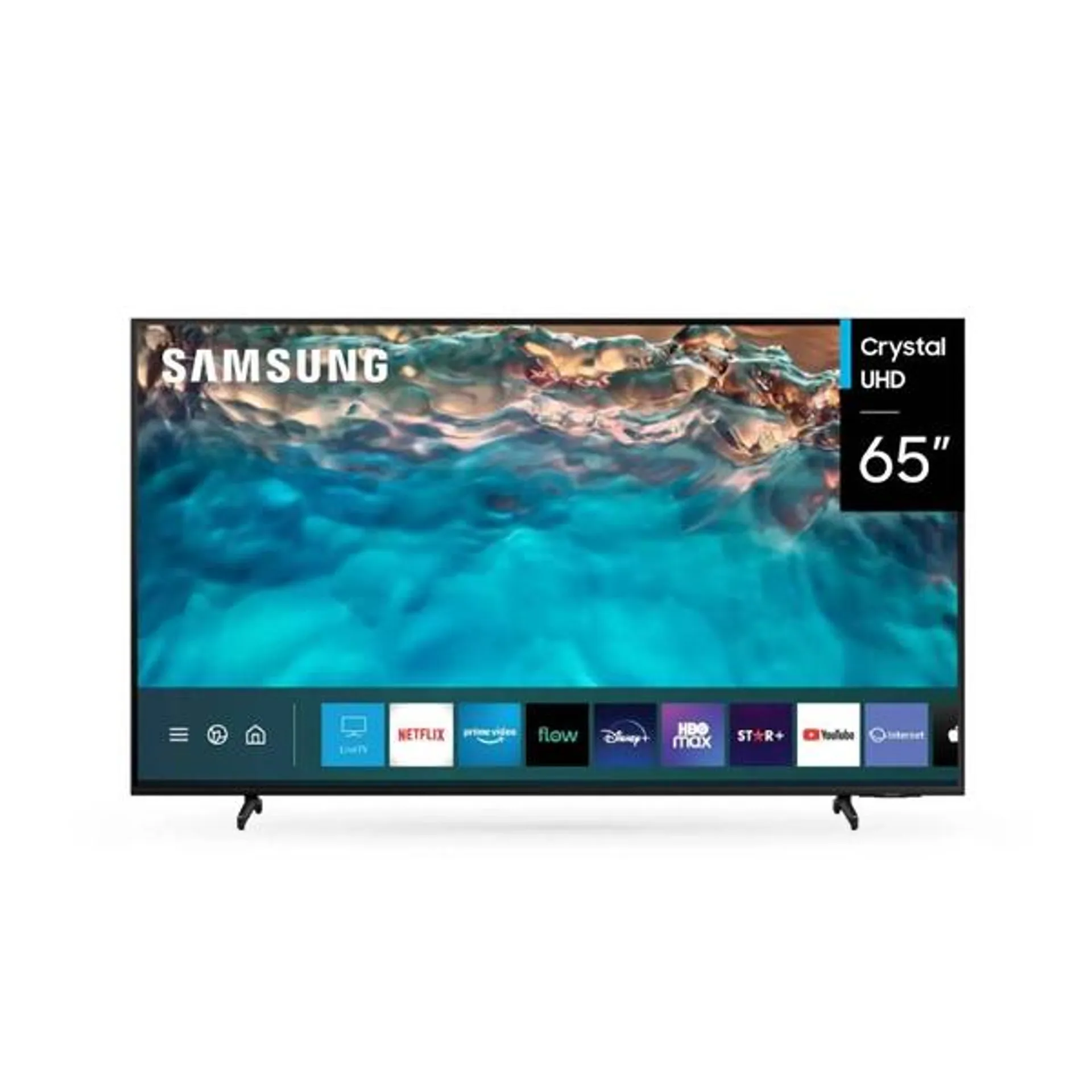 TV LED 4K 65 SAMSUNG UN65BU8000GCZB- UHD DOLBY 50HZ