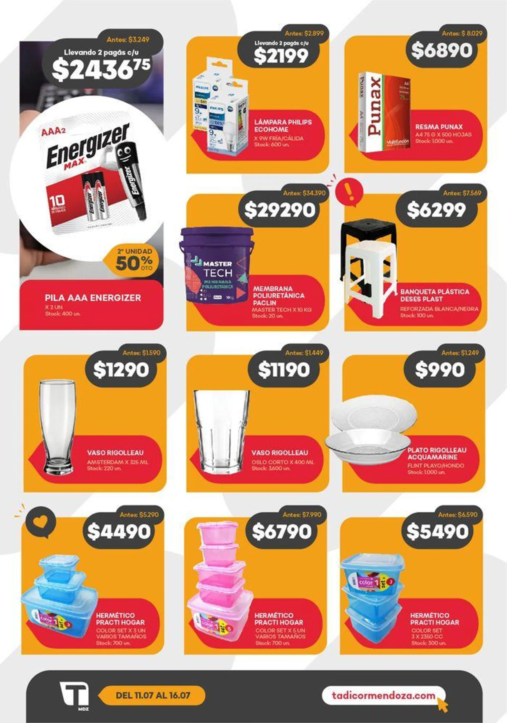 Ofertas de Ofertas Supermercados Tadicor 11 de julio al 16 de julio 2024 - Página 6 del catálogo