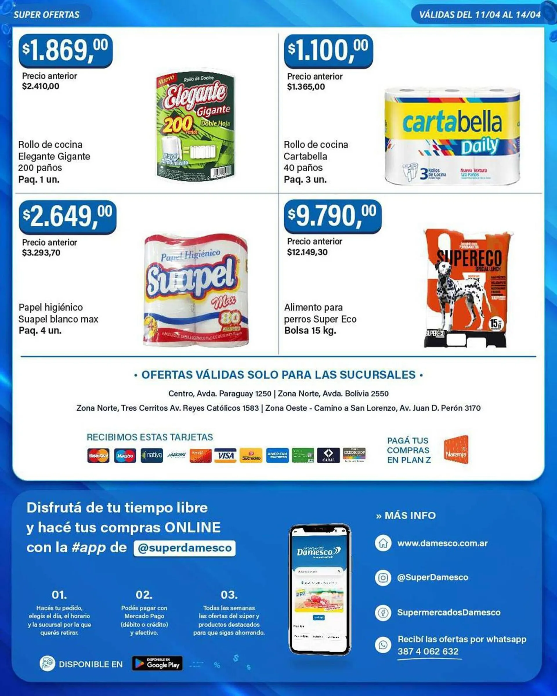 Ofertas de Catálogo Supermercados Damesco 12 de abril al 14 de abril 2024 - Página 12 del catálogo