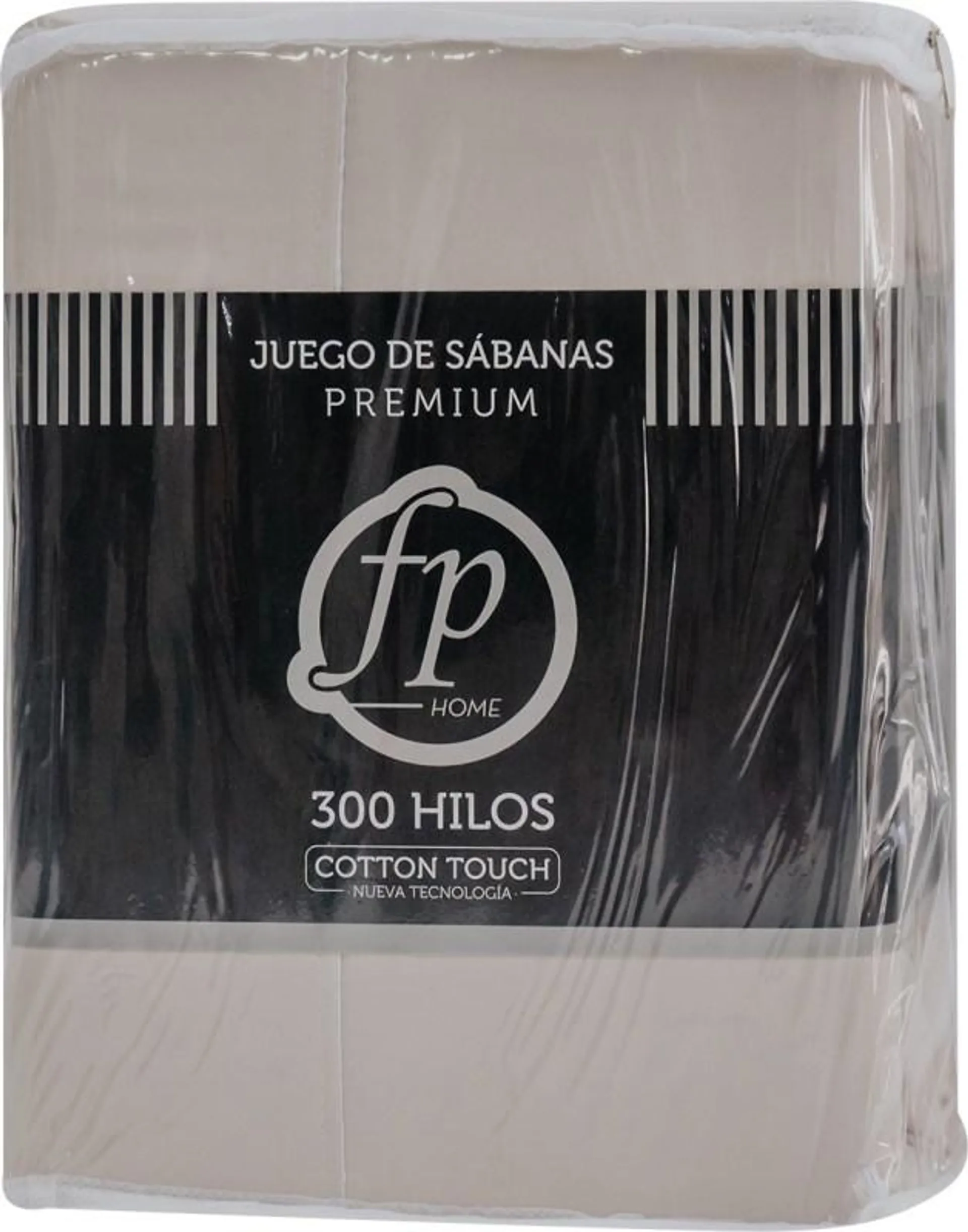 Juego De Sabanas Premium 2 1/2 Plazas Natural -