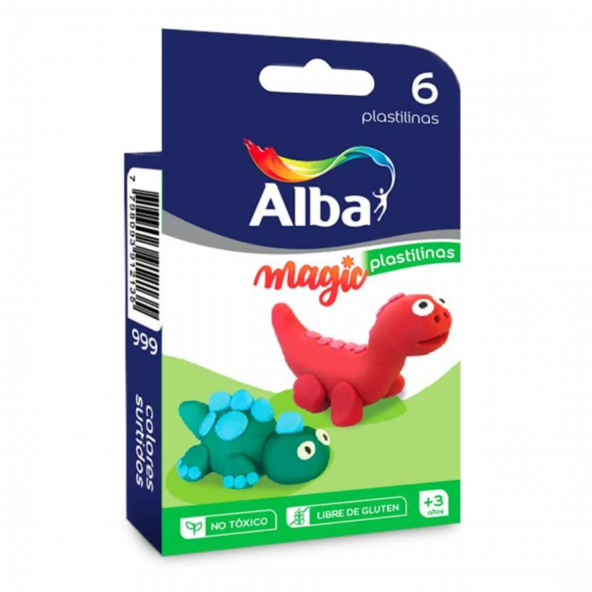 Plastilina Estuche Alba x 10 un.