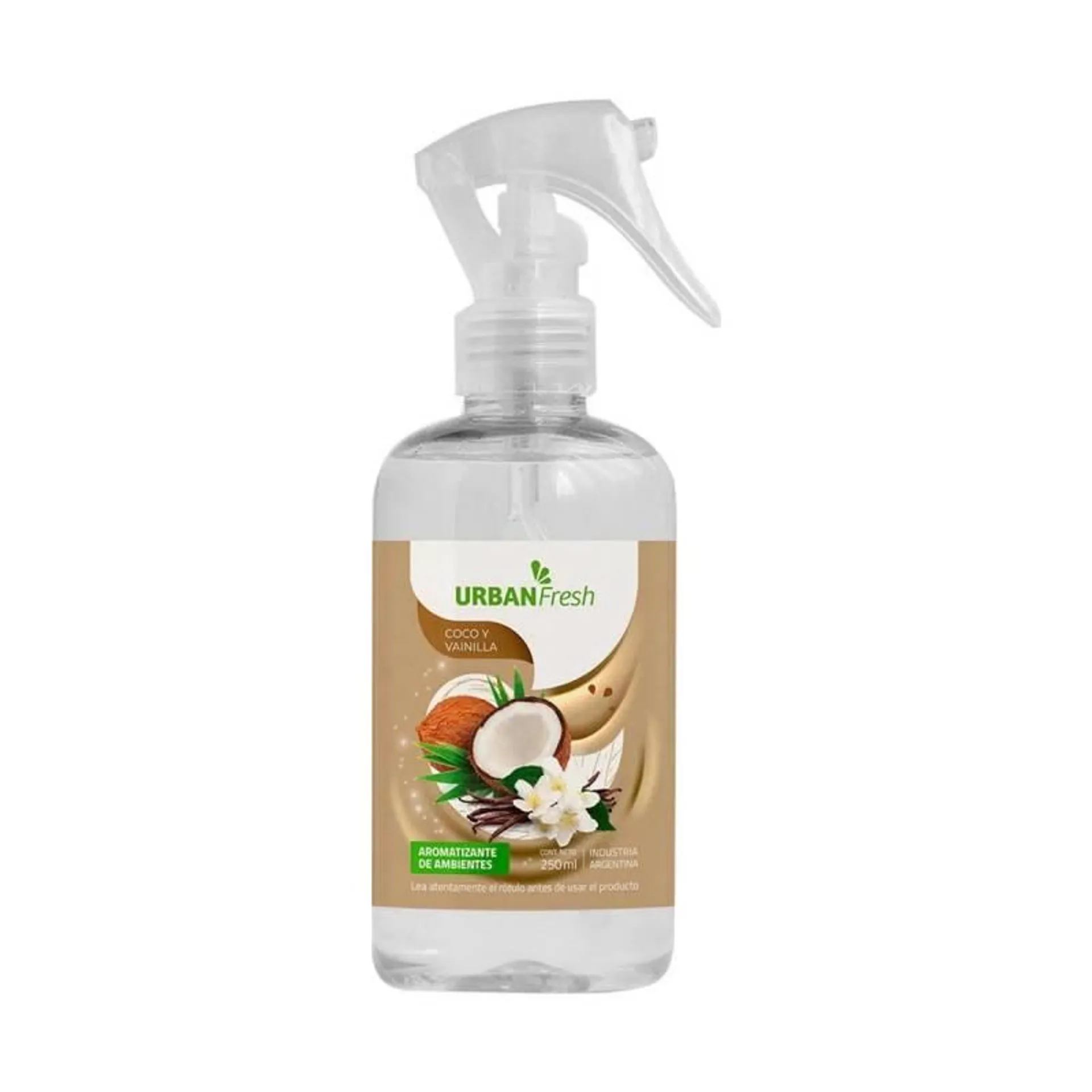 Aromatizante Textil Coco Vainilla Urban Fresh x 250 cc.