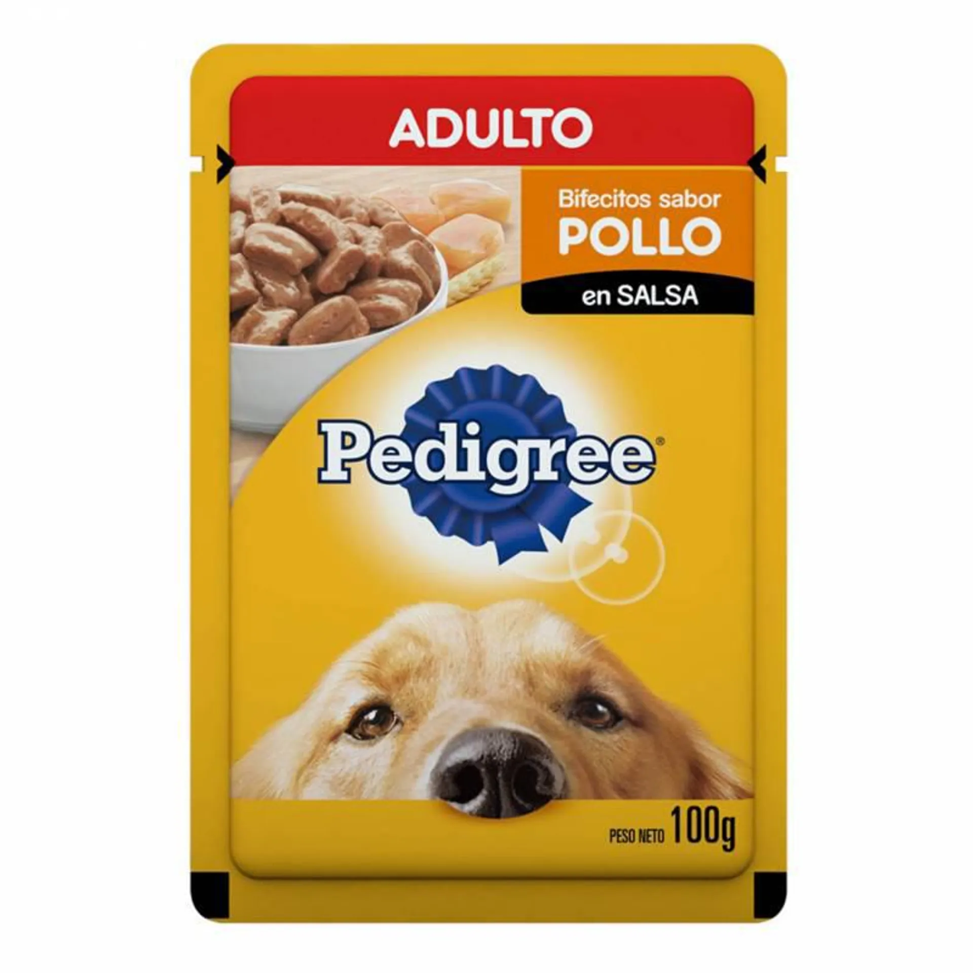 Alimento para Perro Adulto Pouch Pollo Pedigree x 100 g.