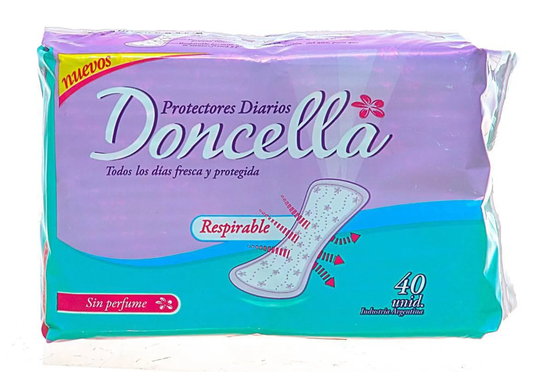 Protectores Diarios Doncella Anatómico s/De 40