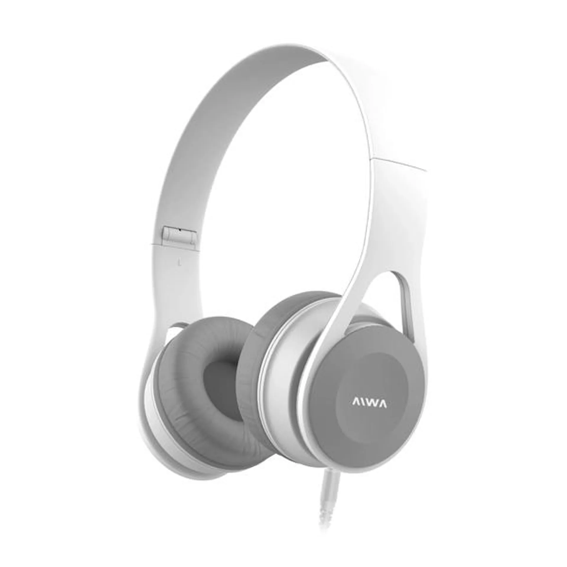 Auriculares Vincha Plegable Manos Libres Aiwa Ava-102 Blanco