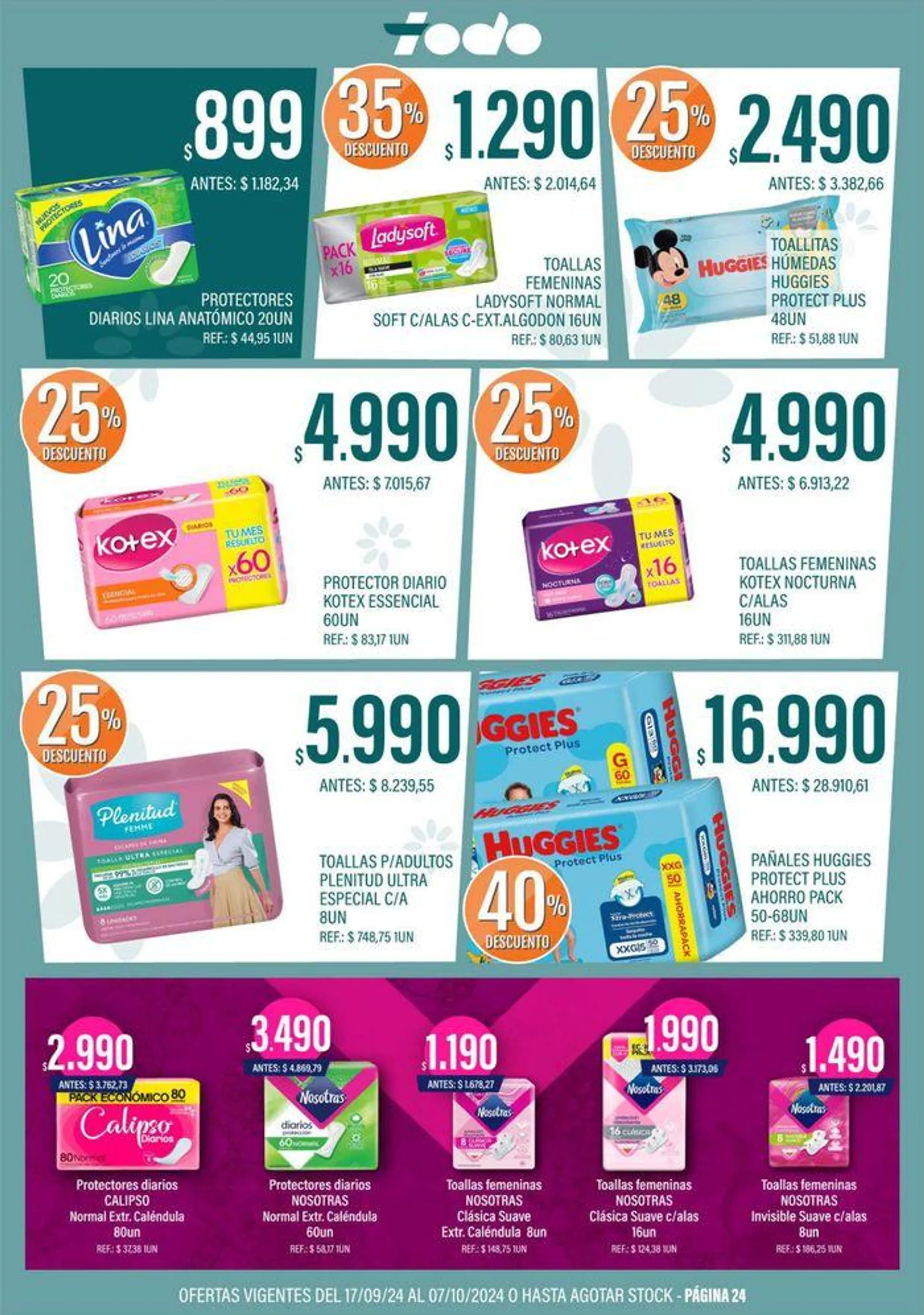 Ofertas de Ofertas de Supermercados Todo 17 de septiembre al 7 de octubre 2024 - Página 24 del catálogo