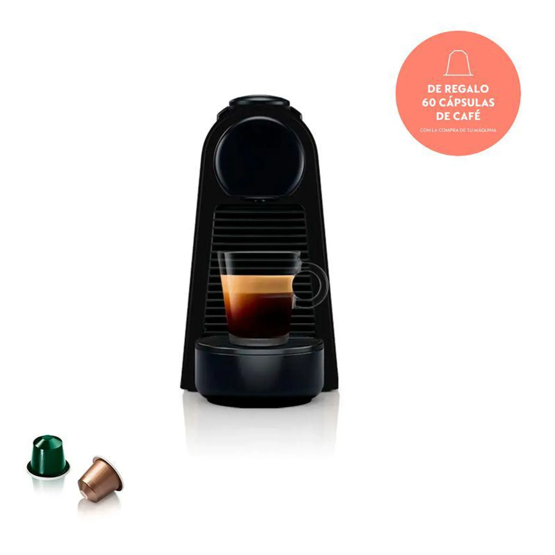 Cafetera Nespresso Essenza Mini Black D30-Ar-Bk-Ne