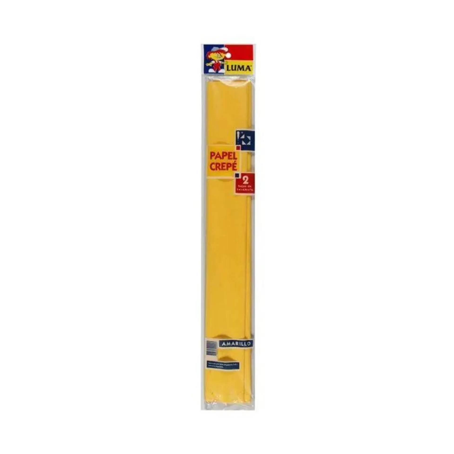 PAPEL CREP COLOR AMARILLO X2