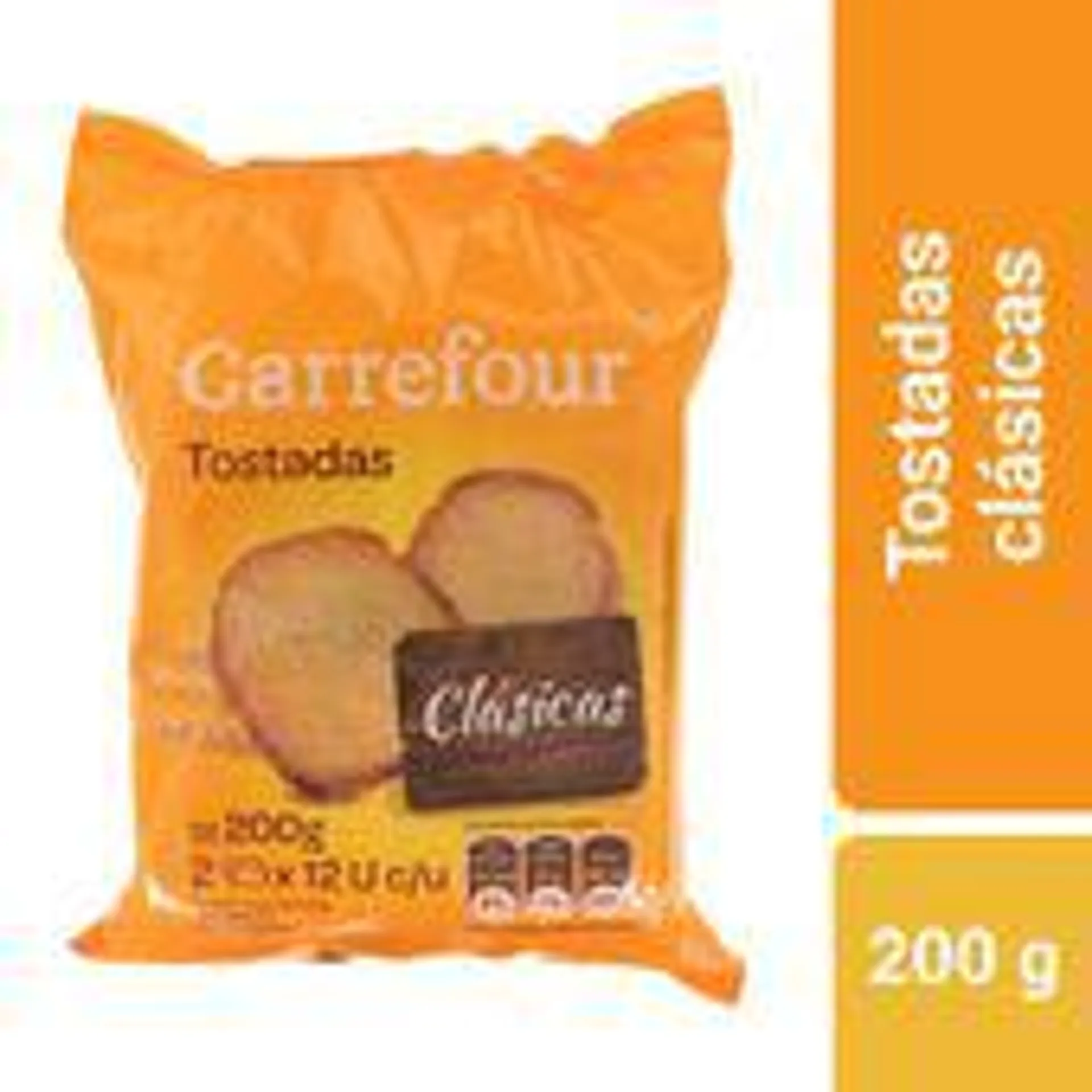 Tostadas clásicas Carrefour 200 g.