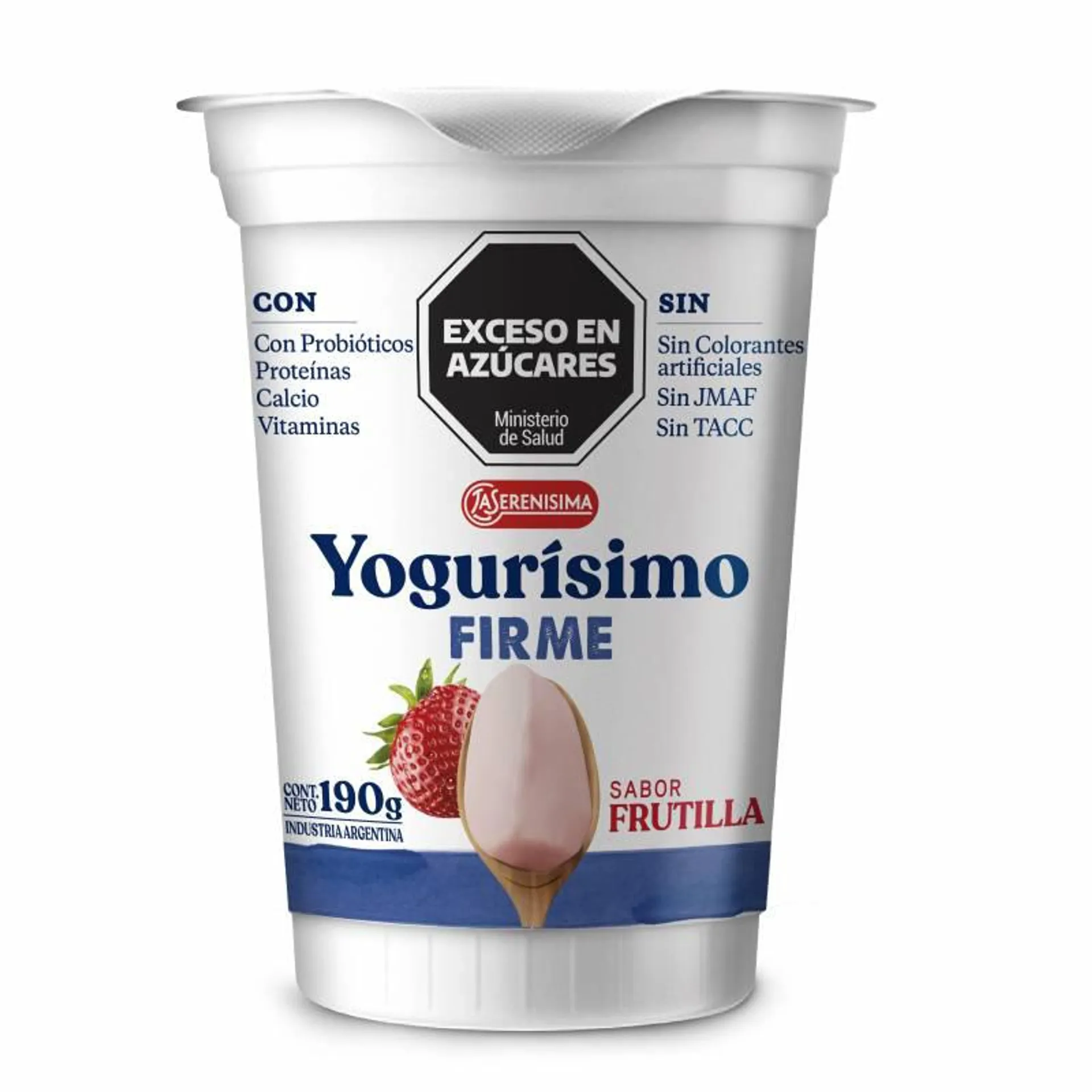 Yogur Pote Firme Frutilla Yogurisimo x 190 g.