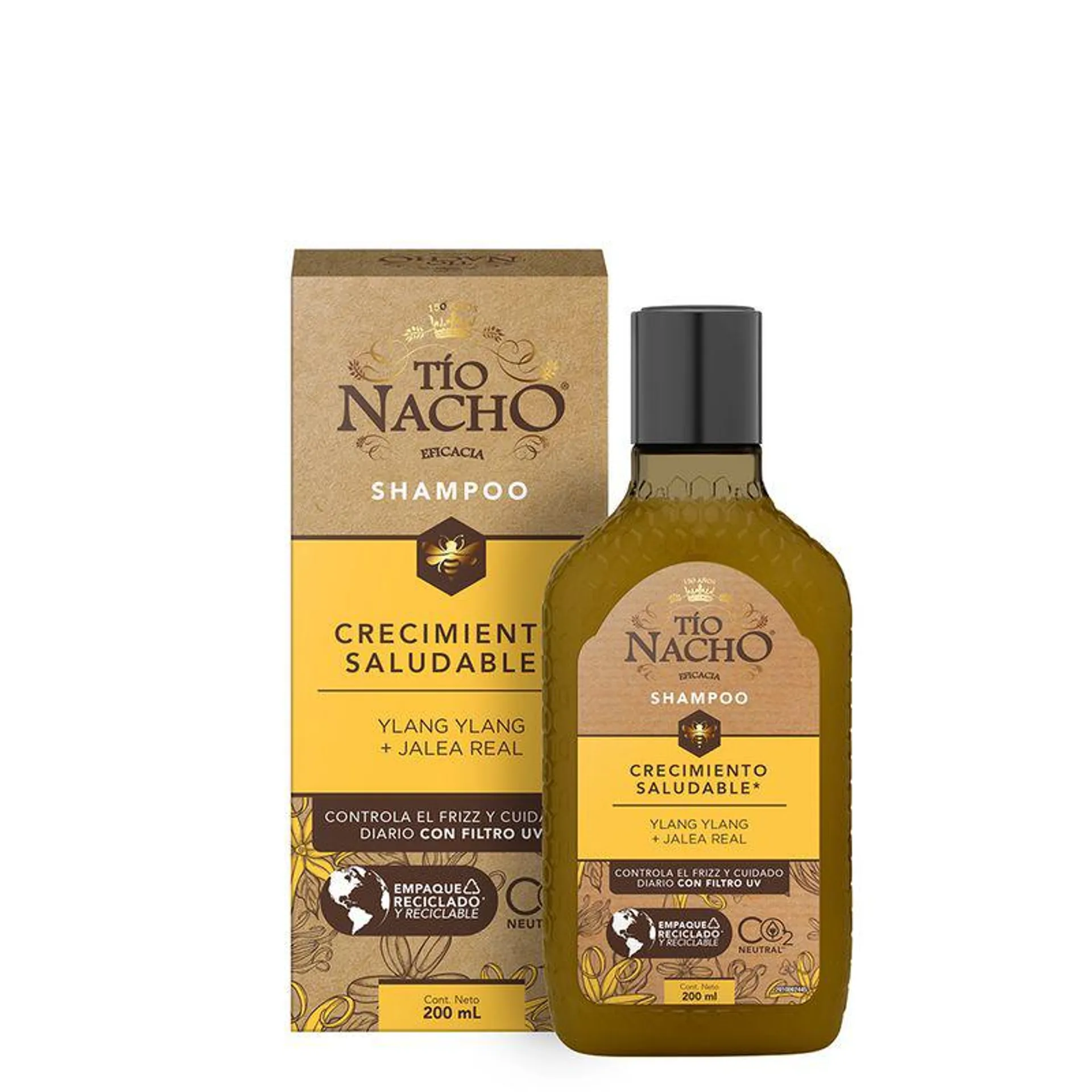 Shampoo Tío Nacho Crecimiento Saludable x 200 ml