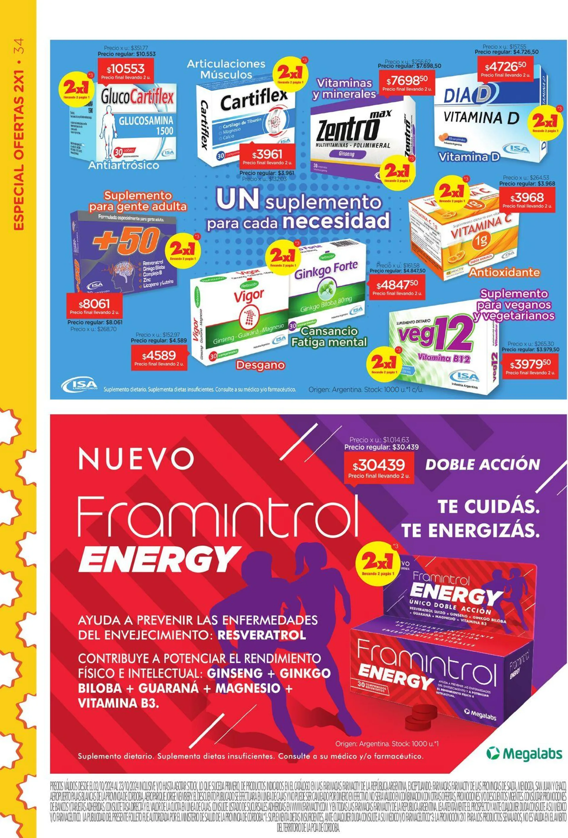 Ofertas de Farmacity 1 de octubre al 31 de octubre 2024 - Página 34 del catálogo