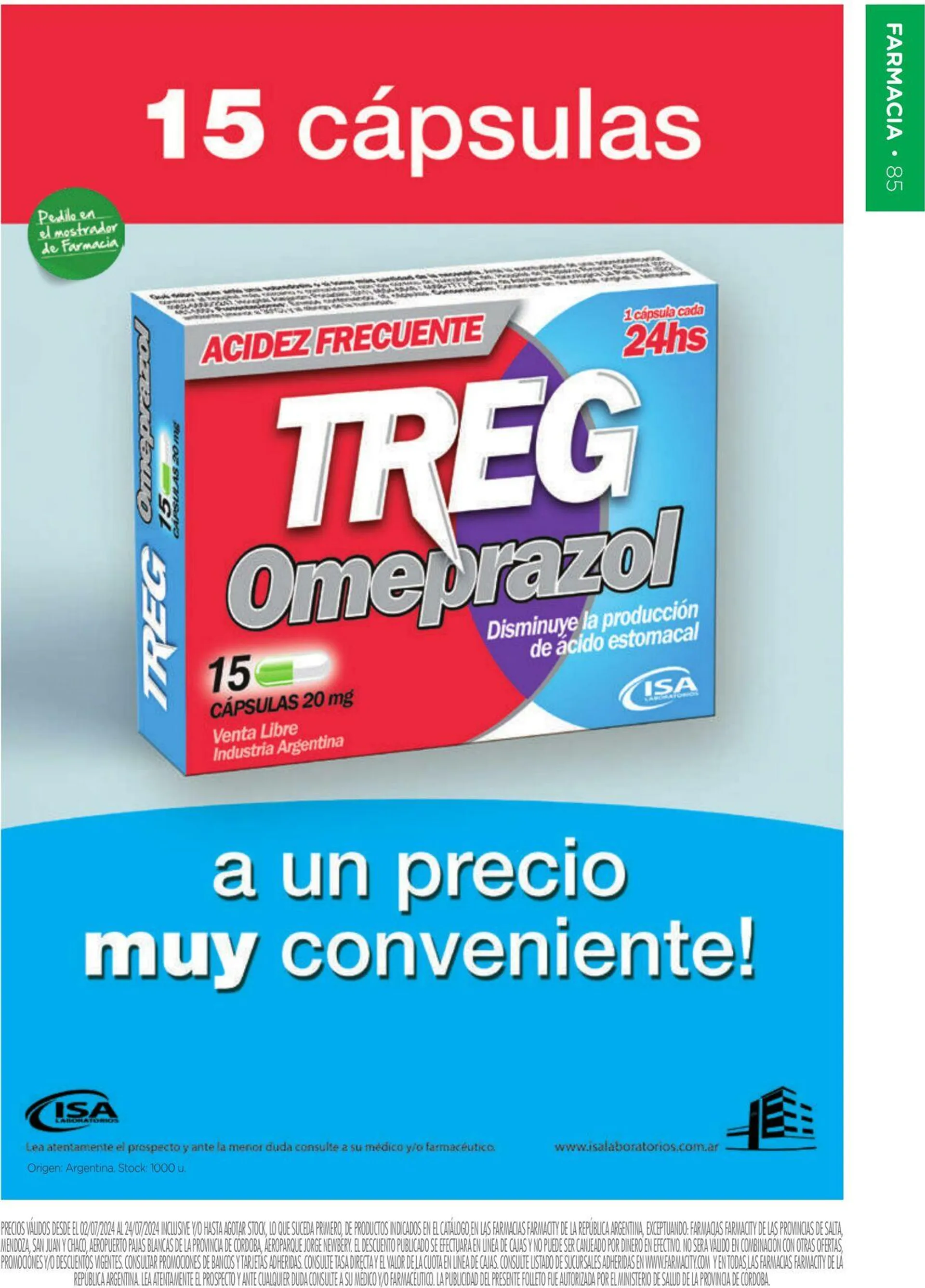 Ofertas de Farmacity 1 de julio al 31 de julio 2024 - Página 85 del catálogo