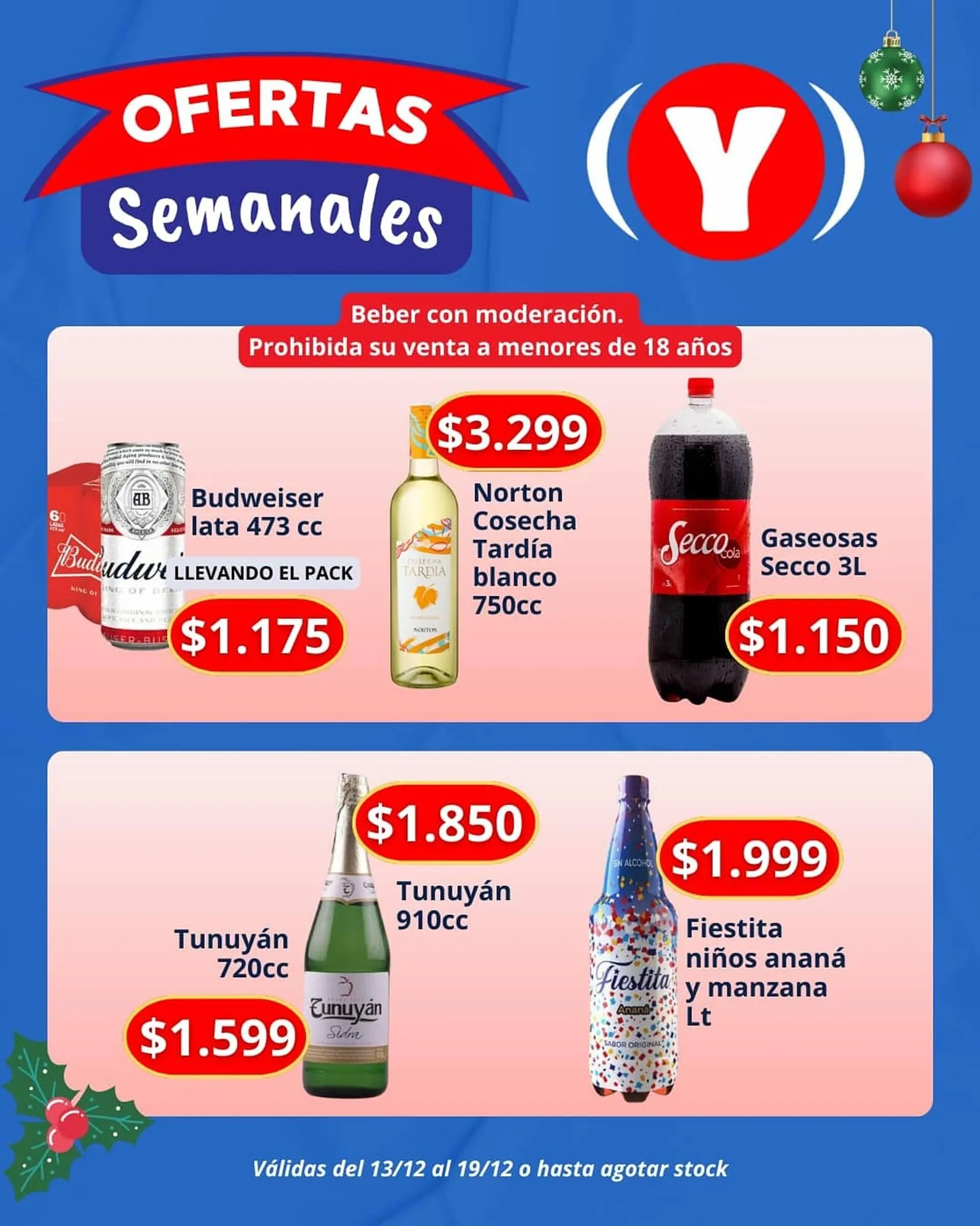 Ofertas de Catálogo Yaguane Supermercados 13 de diciembre al 19 de diciembre 2024 - Página 4 del catálogo