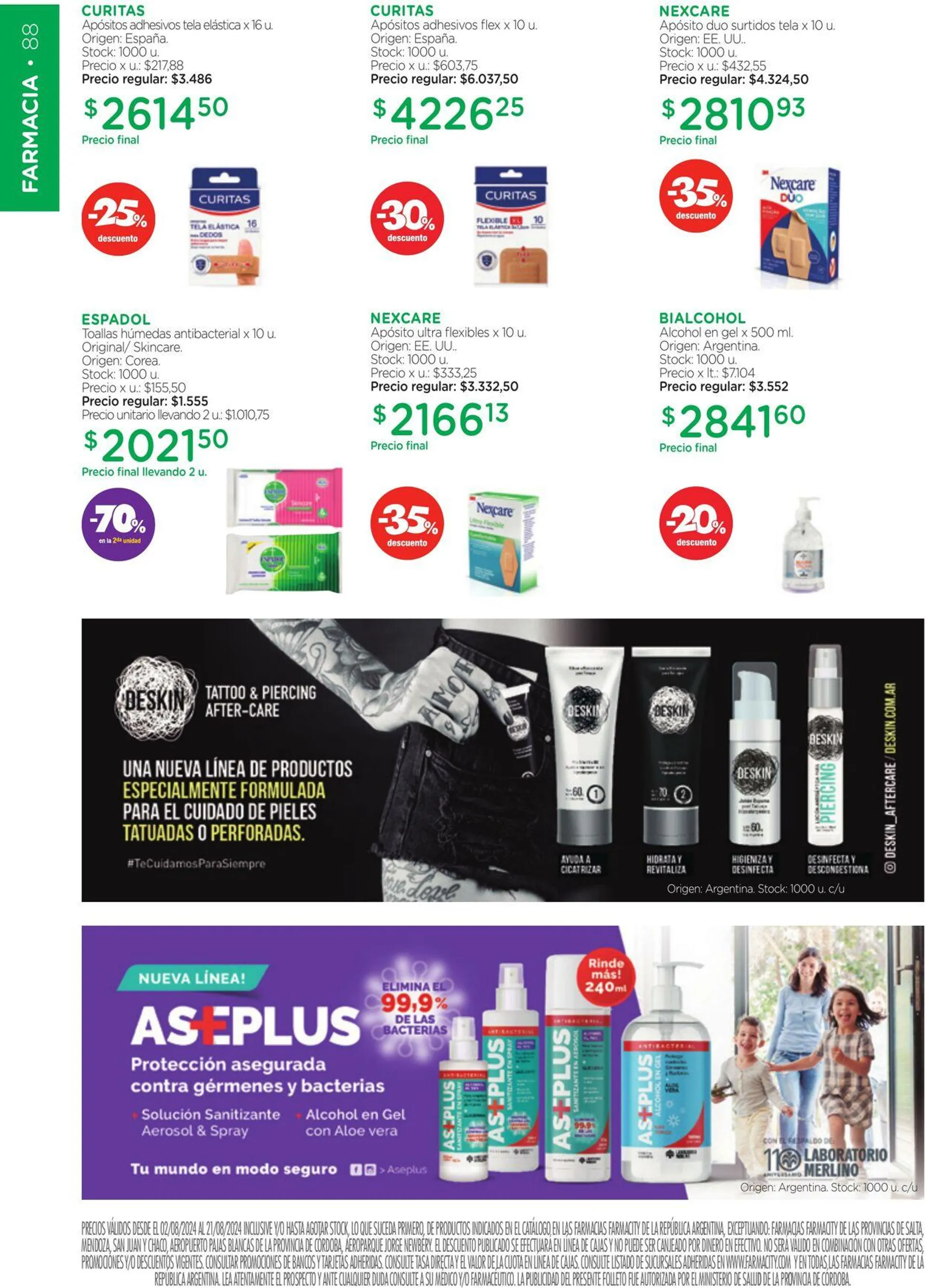 Ofertas de Farmacity 1 de agosto al 31 de agosto 2024 - Página 88 del catálogo