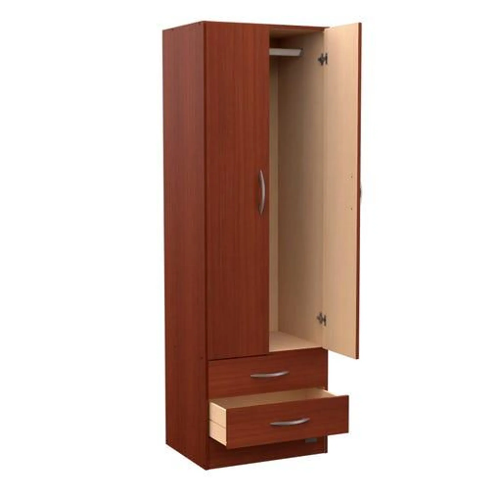 Placard 2 puertas pack caoba Mosconi