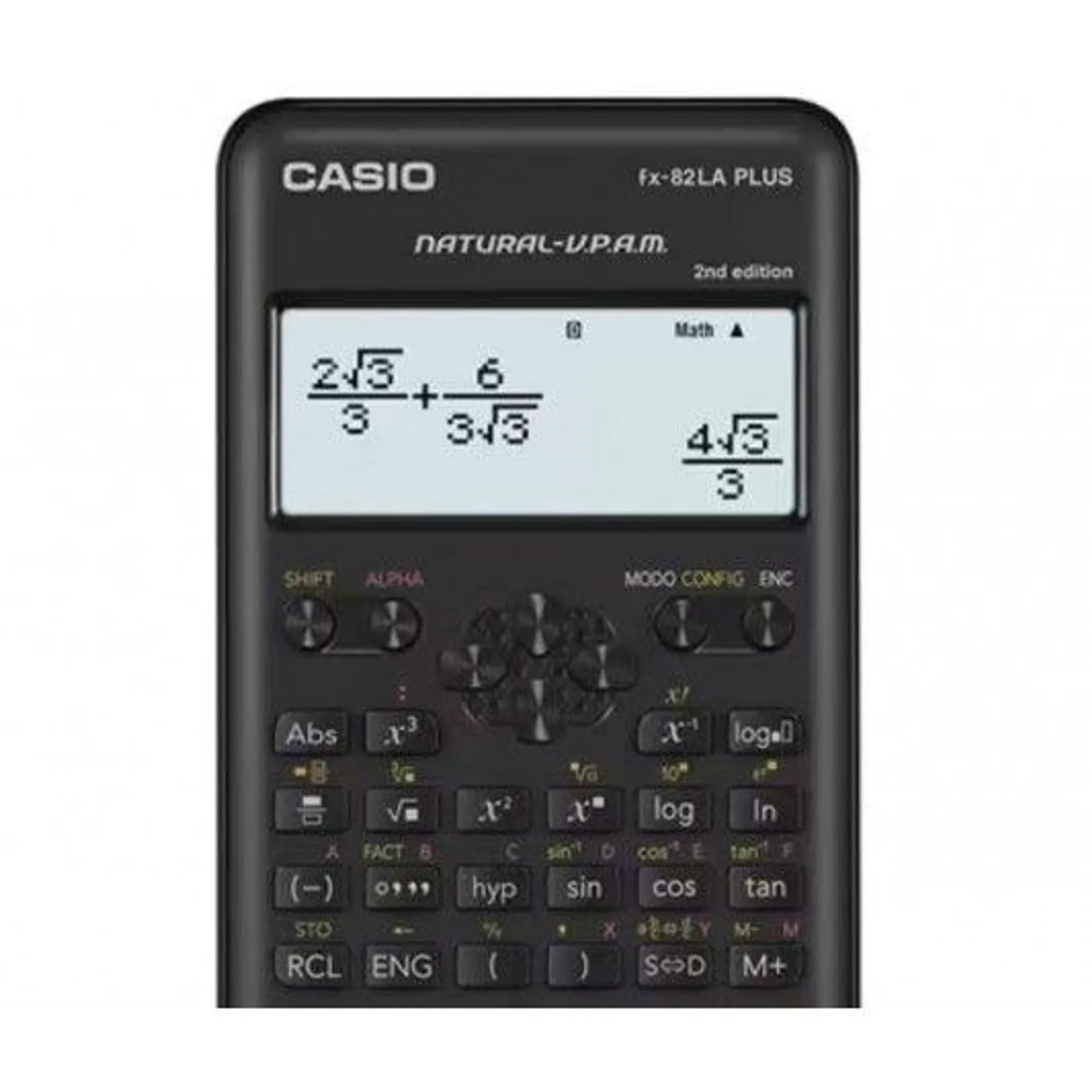 CASIO CALCULADORA FX-82 LAPLUS-BK-2 NEGRO CIENTIFICA 252 FUNCIONES