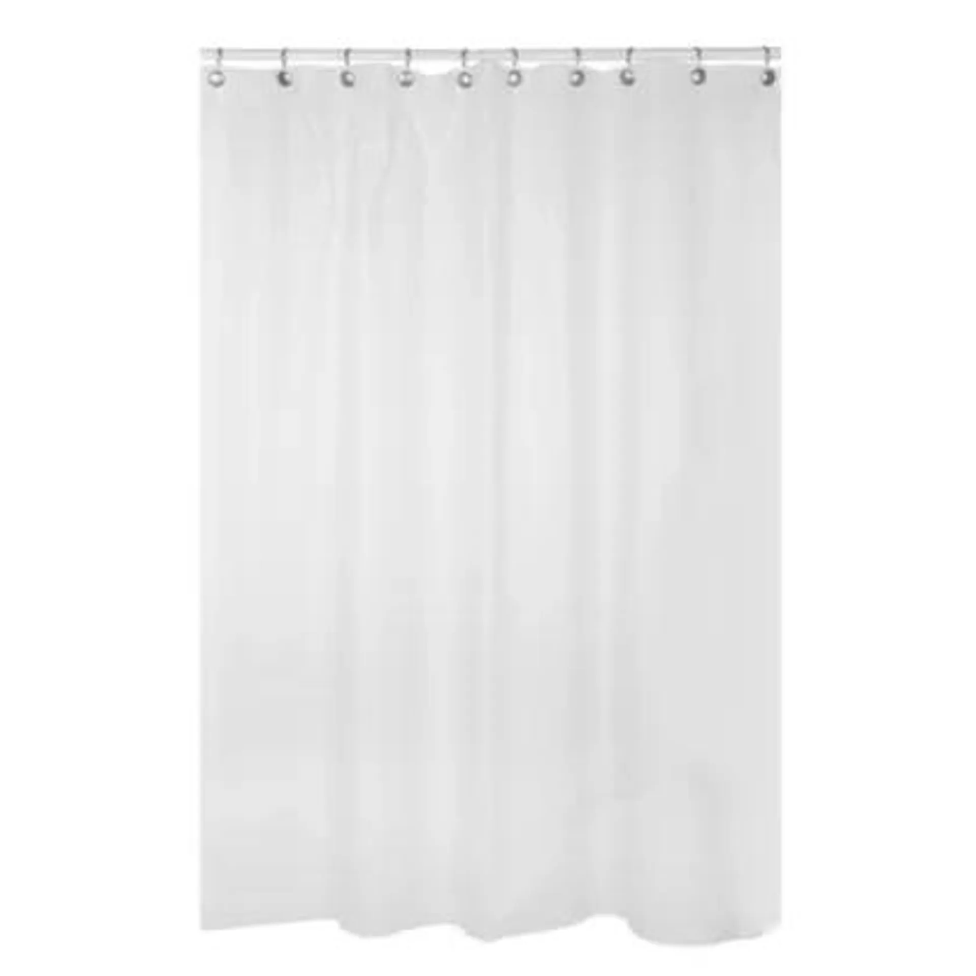 Protector para cortina de baño 180 x 180 cm blanco