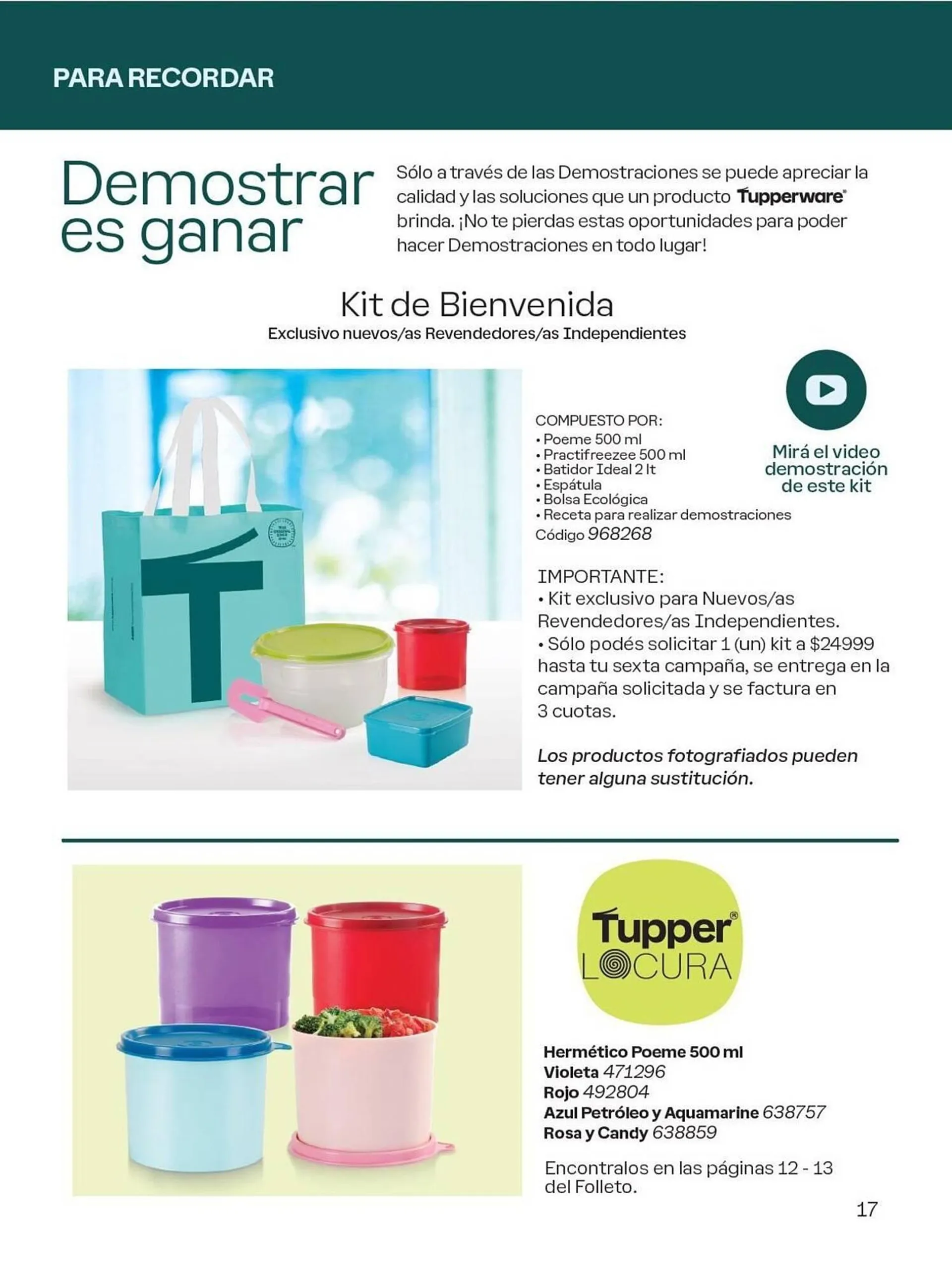 Ofertas de Catálogo Tupperware 25 de octubre al 8 de noviembre 2024 - Página 9 del catálogo