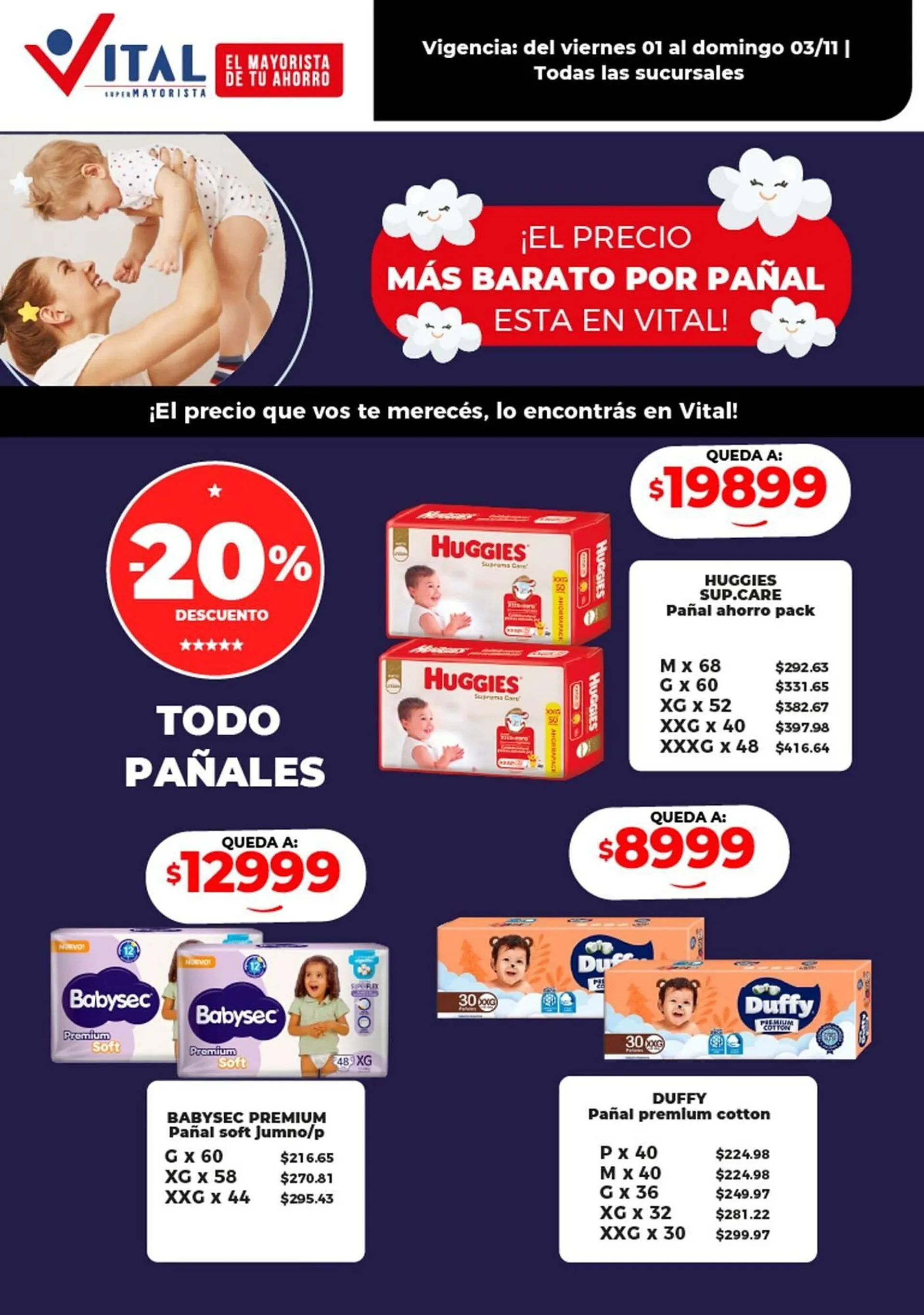 Ofertas de Catálogo Supermayorista Vital 2 de noviembre al 16 de noviembre 2024 - Página 3 del catálogo