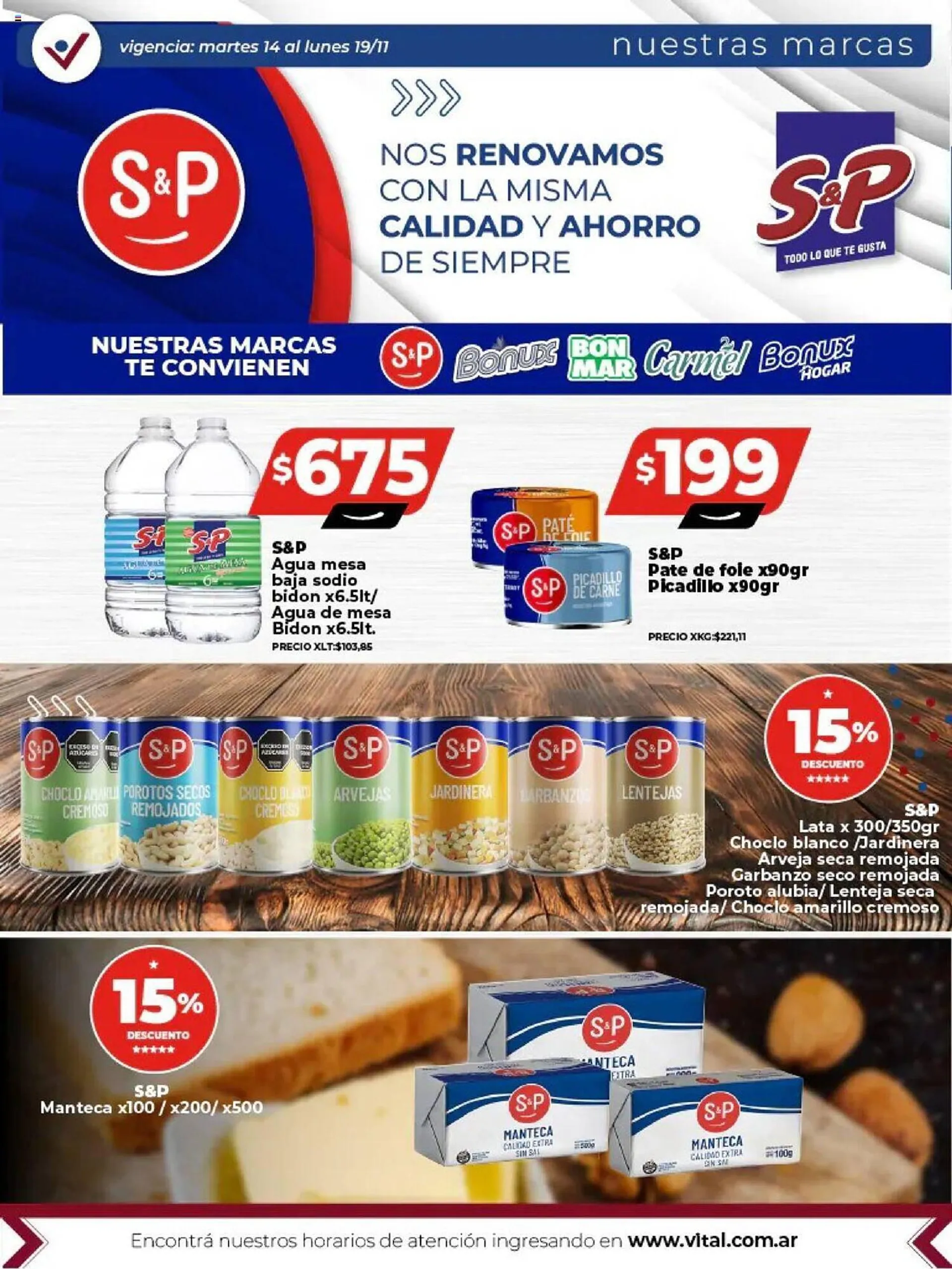 Ofertas de Catálogo Supermayorista Vital 14 de noviembre al 19 de noviembre 2023 - Página 16 del catálogo