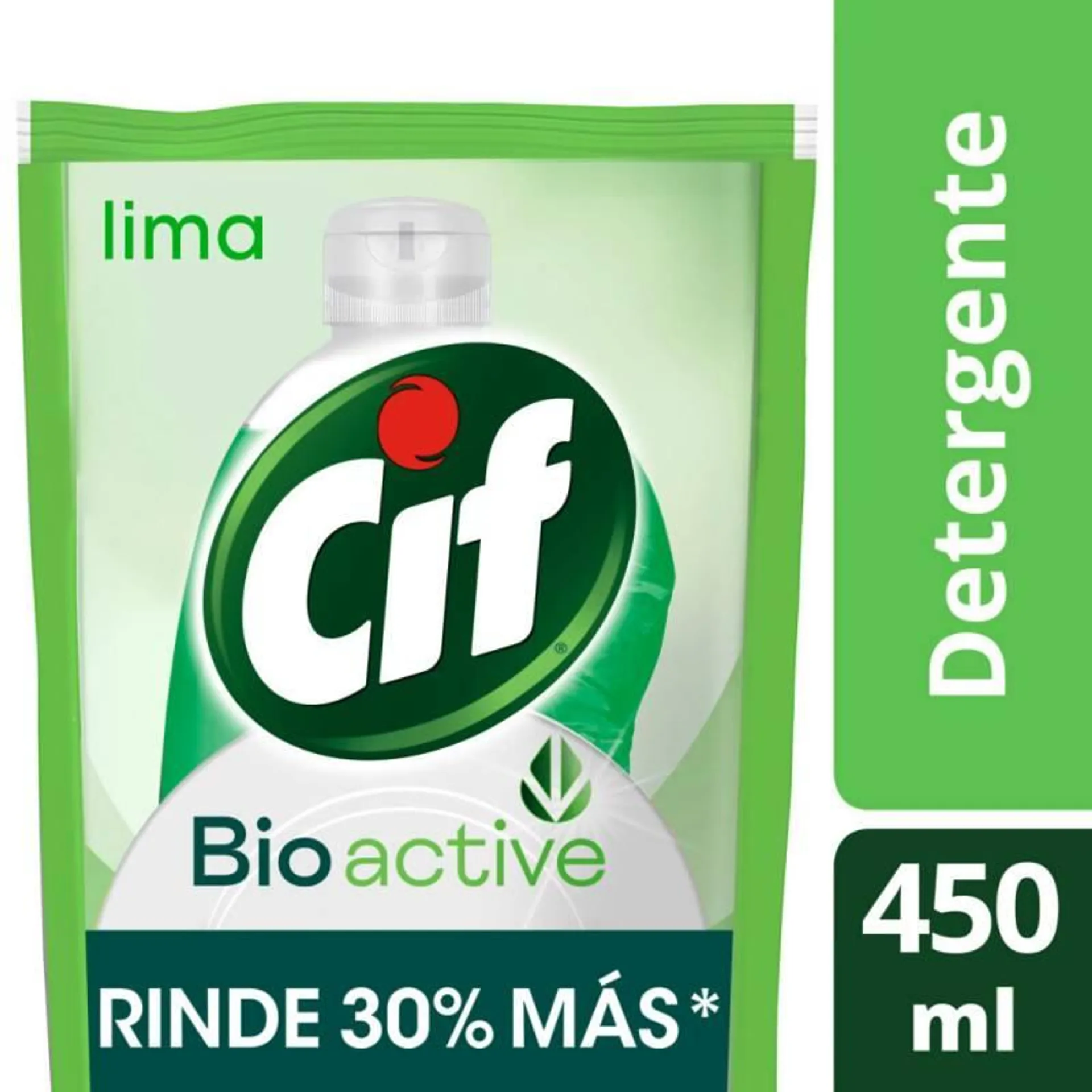 Detergente Liquido Bioactive Lima Dp Cif x 450 cc.